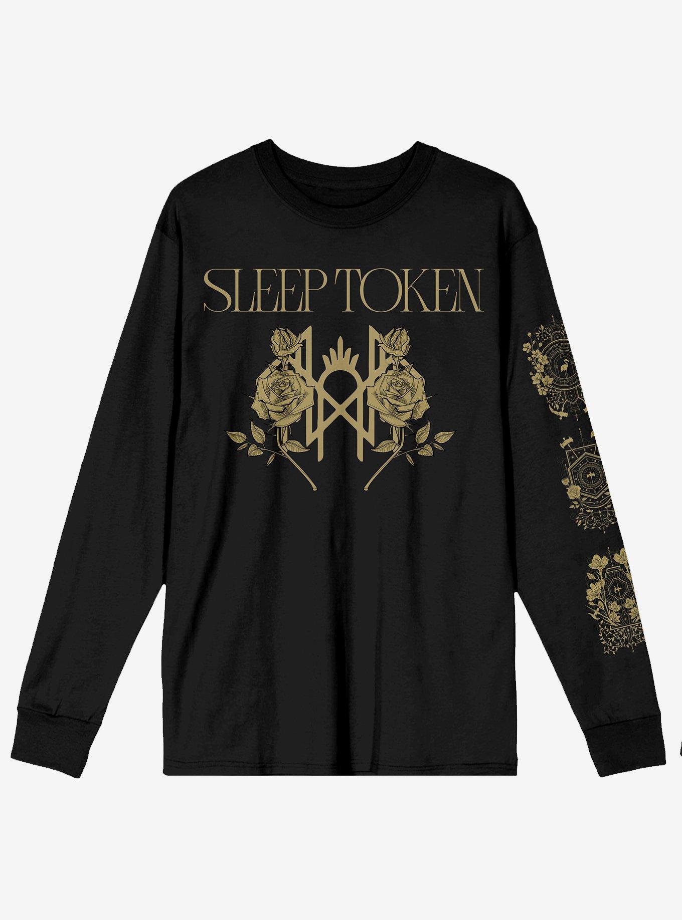 Sleep Token Floral Logo Long-Sleeve T-Shirt, , hi-res