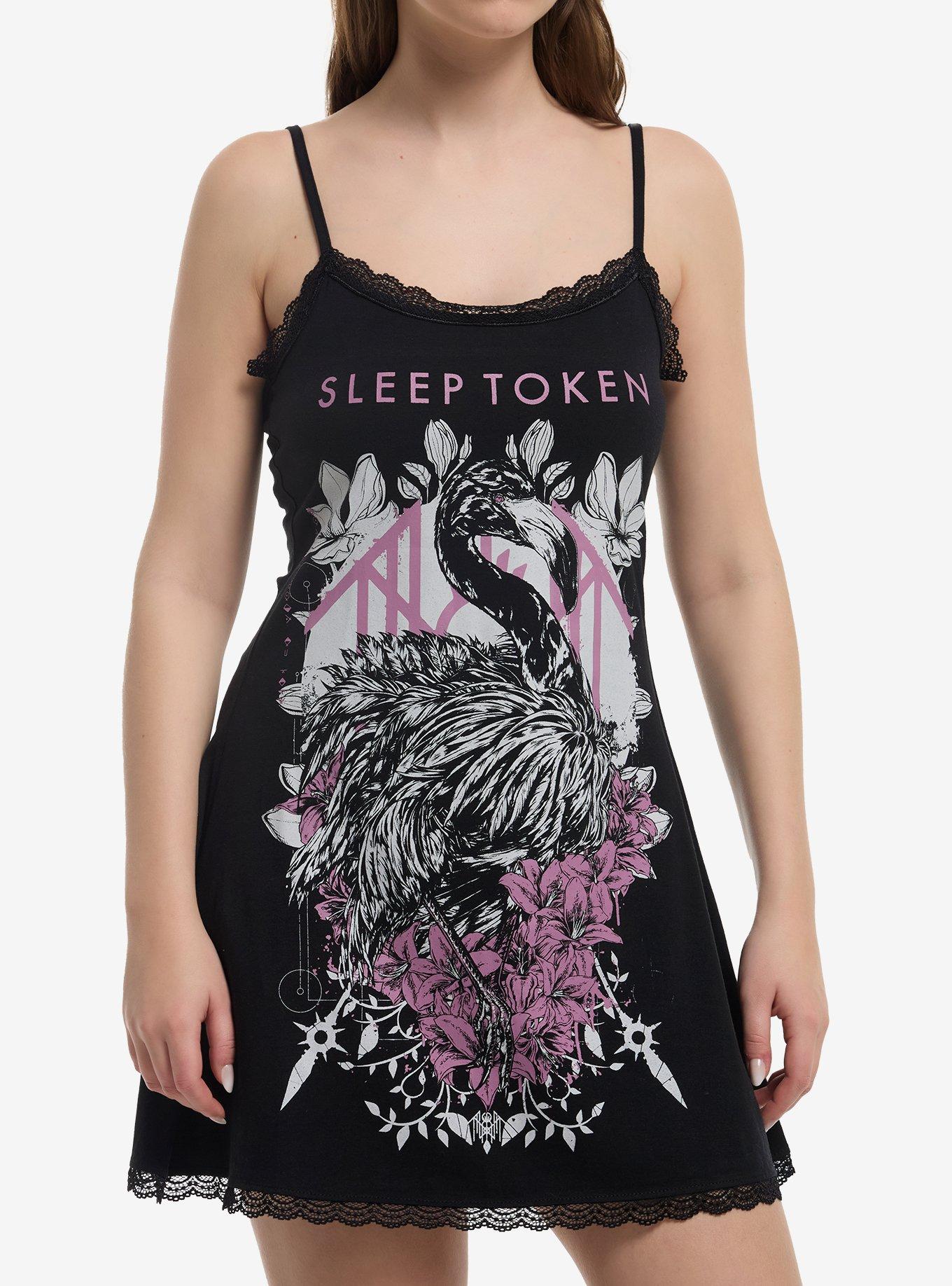 Sleep Token Even In Arcadia Flamingo Cami Dress, , hi-res