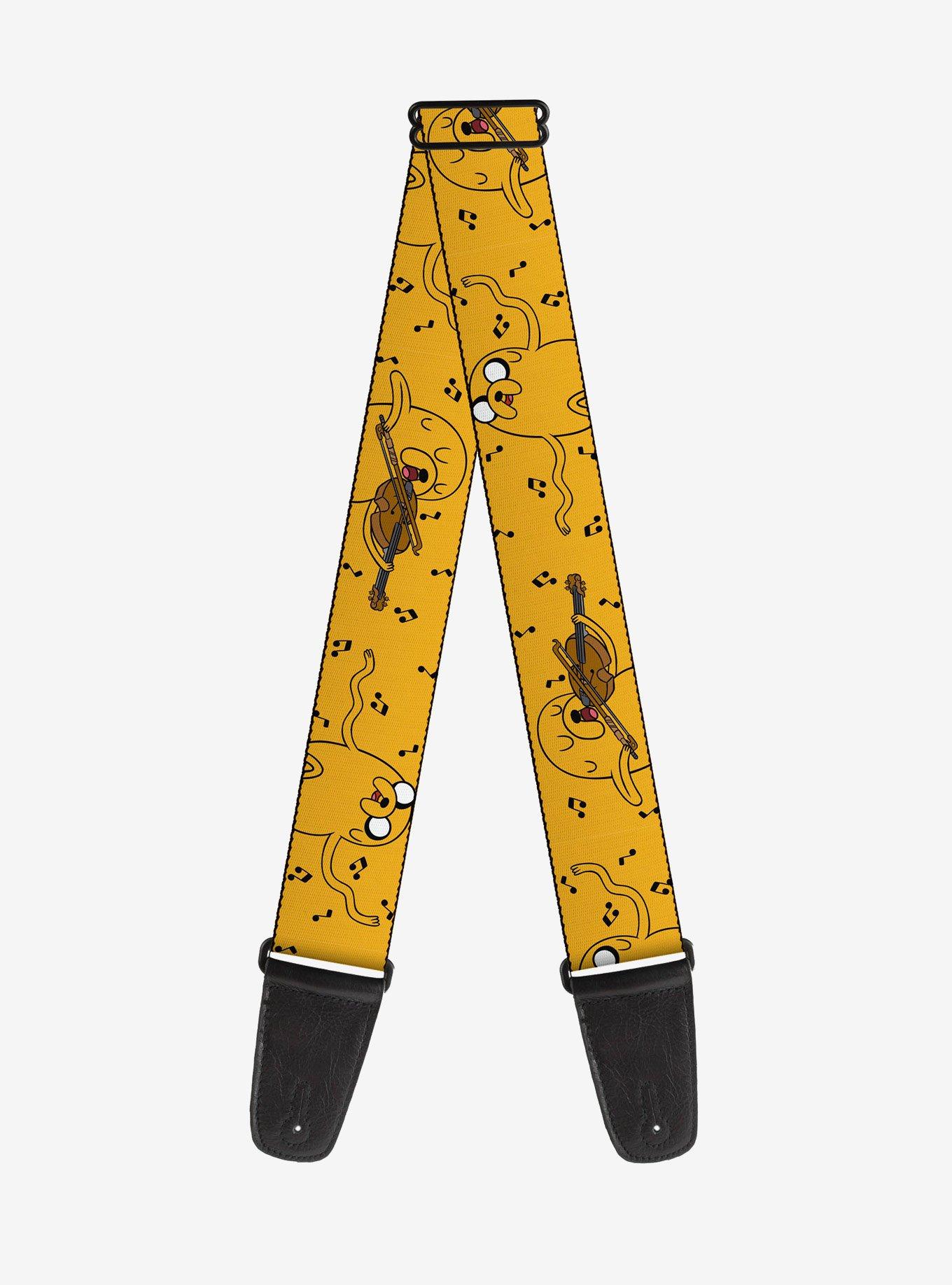 Adventure Time Jake Dancing and Violin Poses Guitar Strap, , hi-res