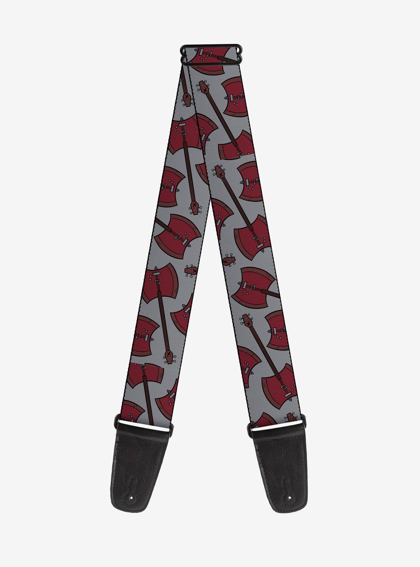 Adventure Time Marcelines Axe Bass Scattered Guitar Strap, , hi-res