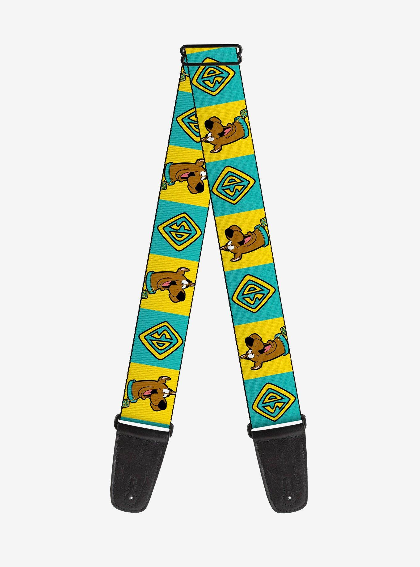 Scooby-Doo! Pose and Dog Tag Blocks Guitar Strap, , hi-res