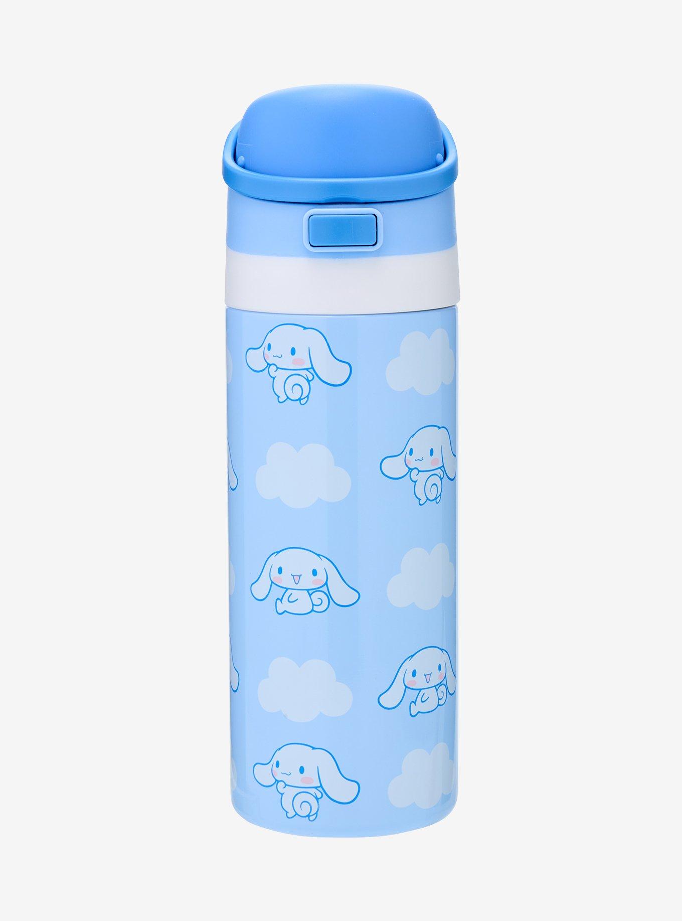 Cinnamoroll Clouds Flip-Top Water Bottle | Hot Topic