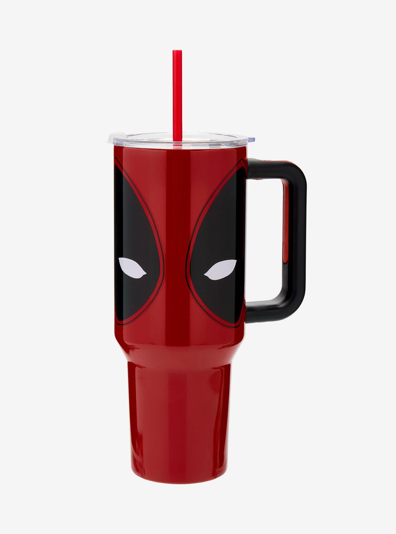 Marvel Deadpool Mask Stainless Steel Travel Cup, , hi-res