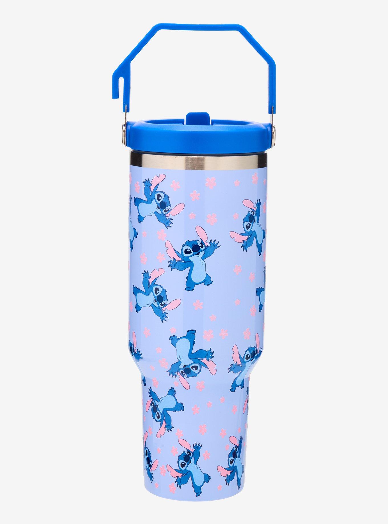 Disney Stitch Poses Stainless Steel Water Bottle, , hi-res