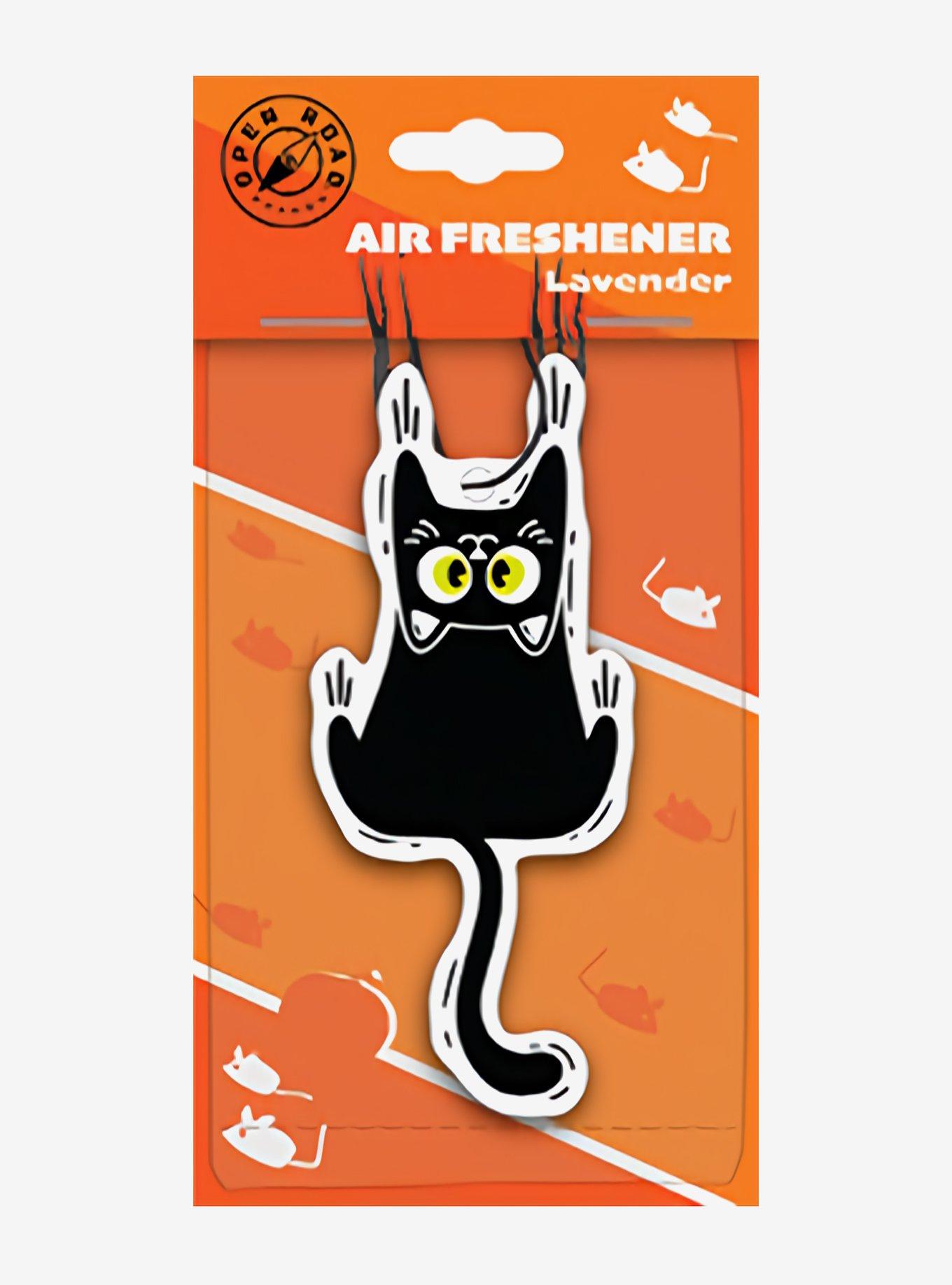 Black Cat Wiggle Air Freshener, , hi-res