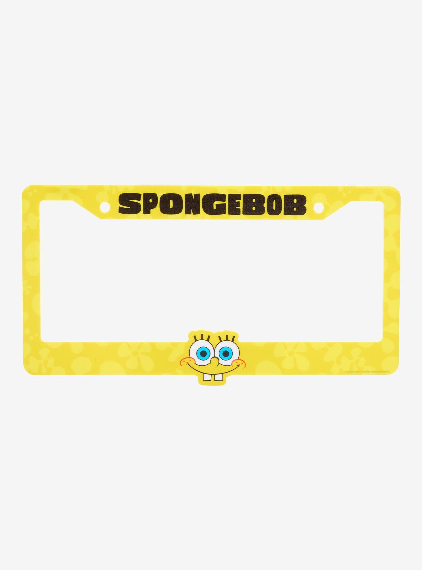 SpongeBob SquarePants Face License Plate Frame, , hi-res