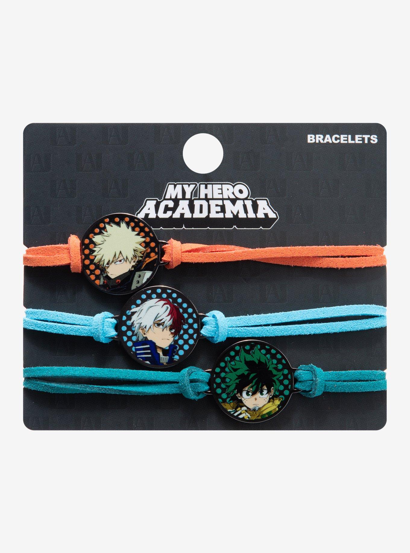 My Hero Academia Trio Cord Bracelet Set, , hi-res