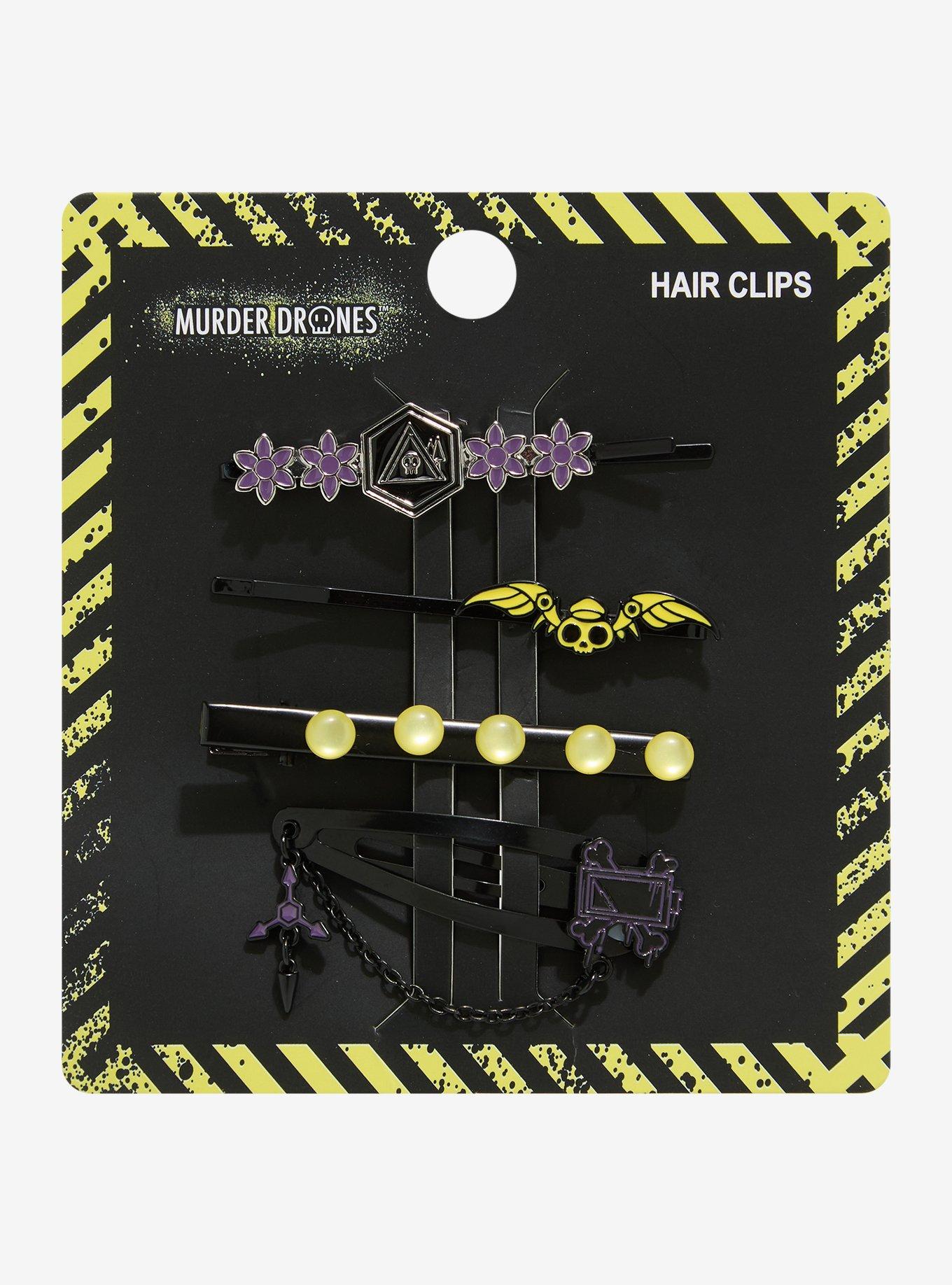 Murder Drones Icons Hair Clip Set, , hi-res