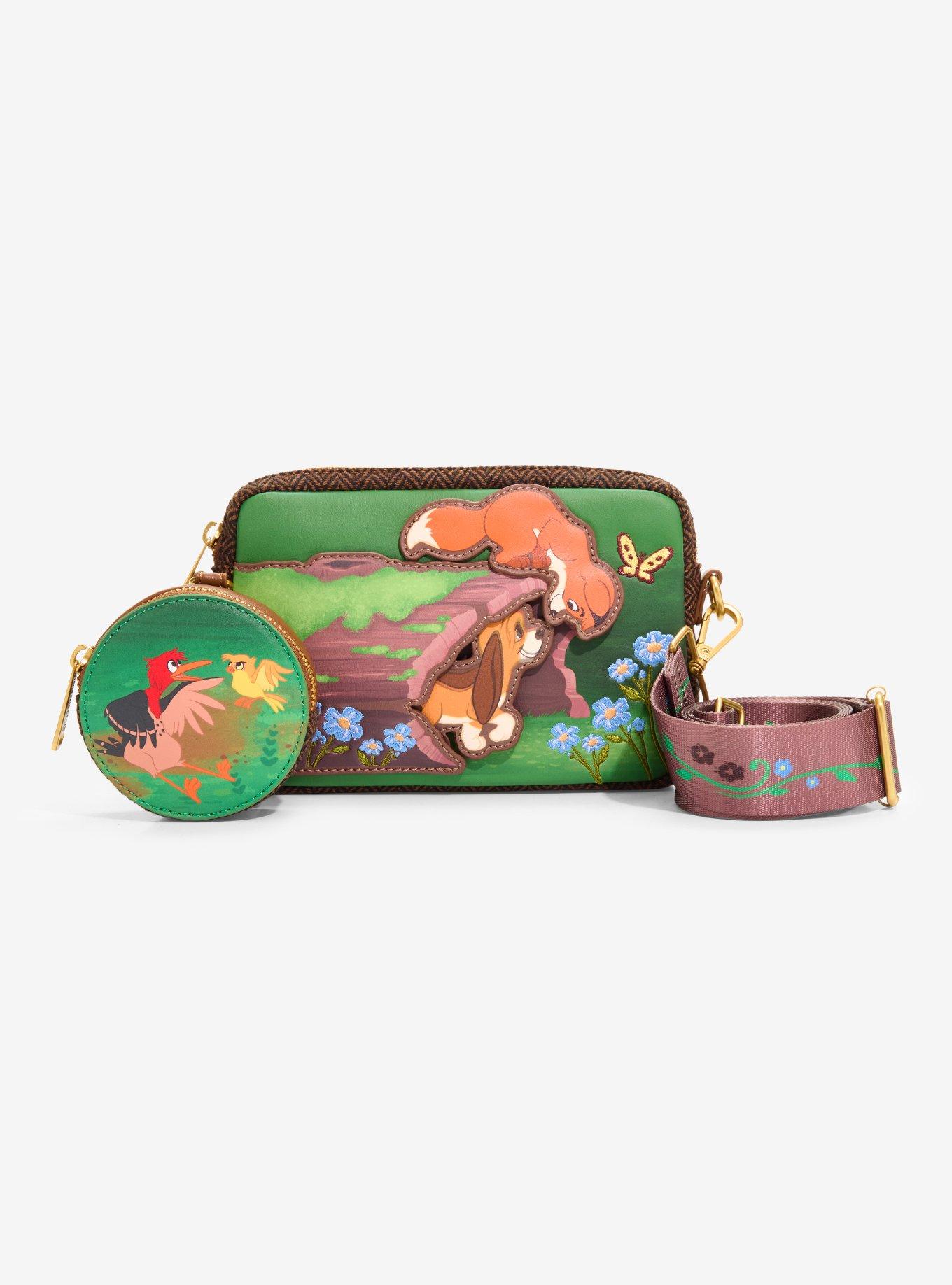 Loungefly Disney The Fox And The Hound Sling Bag With Coin Purse, , hi-res