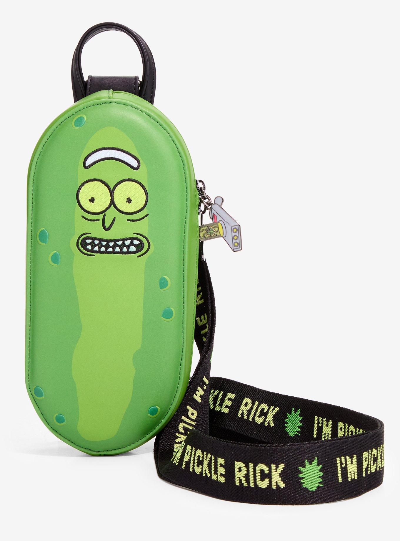 Loungefly Rick And Morty Pickle Rick Sling Bag, , hi-res