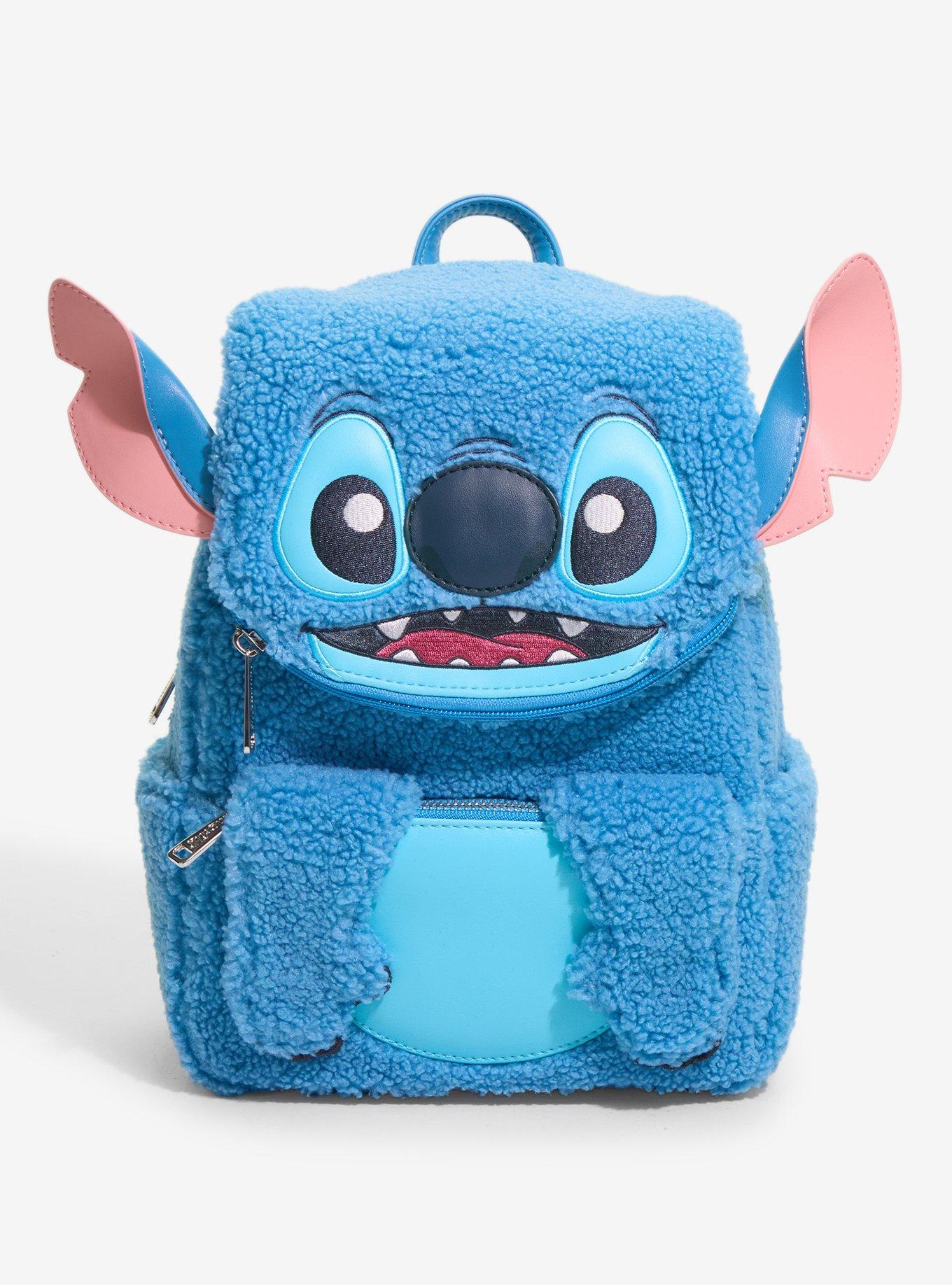 Loungefly Disney Stitch Fuzzy Mini Backpack | Hot Topic