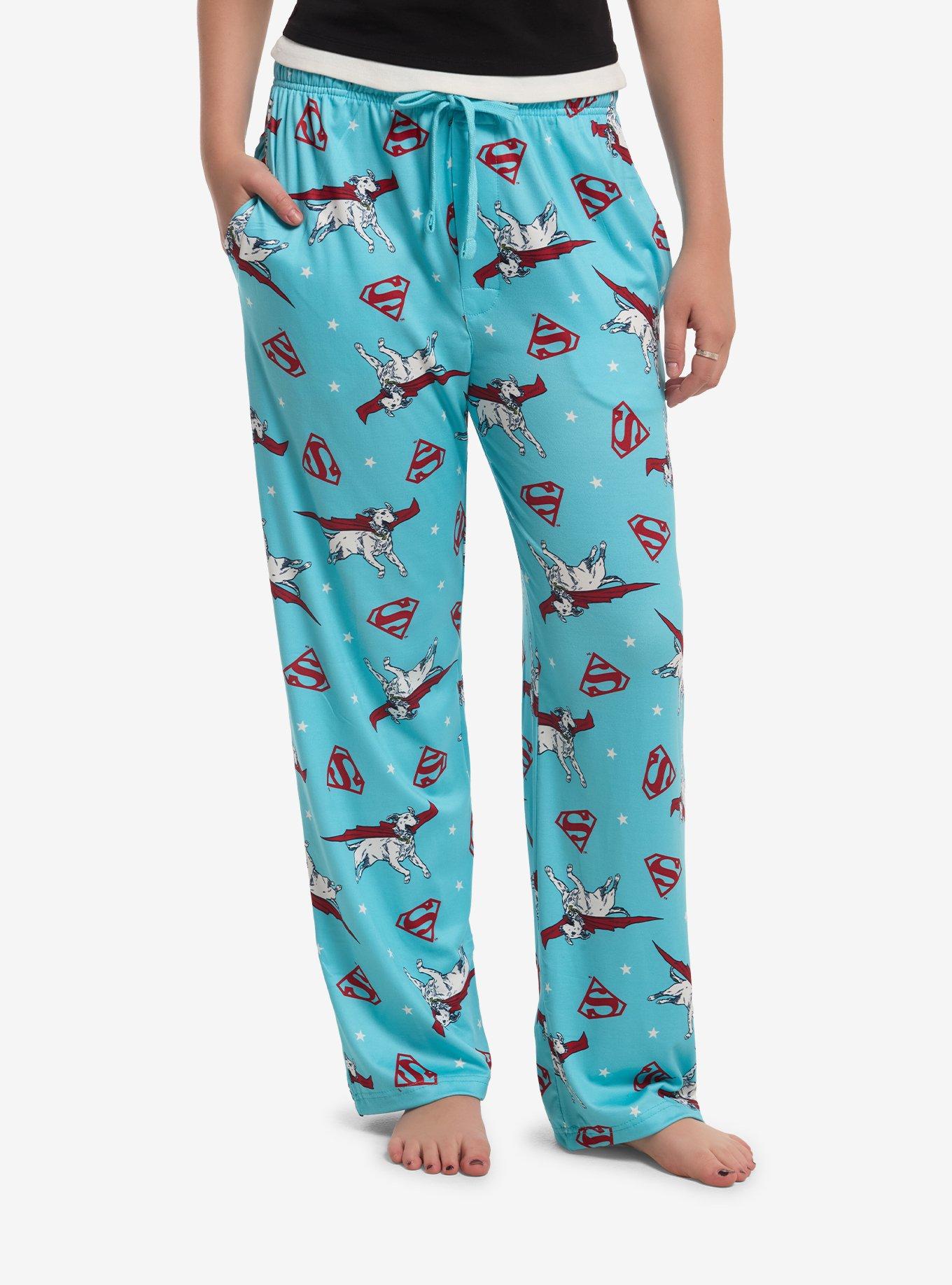 DC Comics Supergirl Krypto Pajama Pants, , hi-res