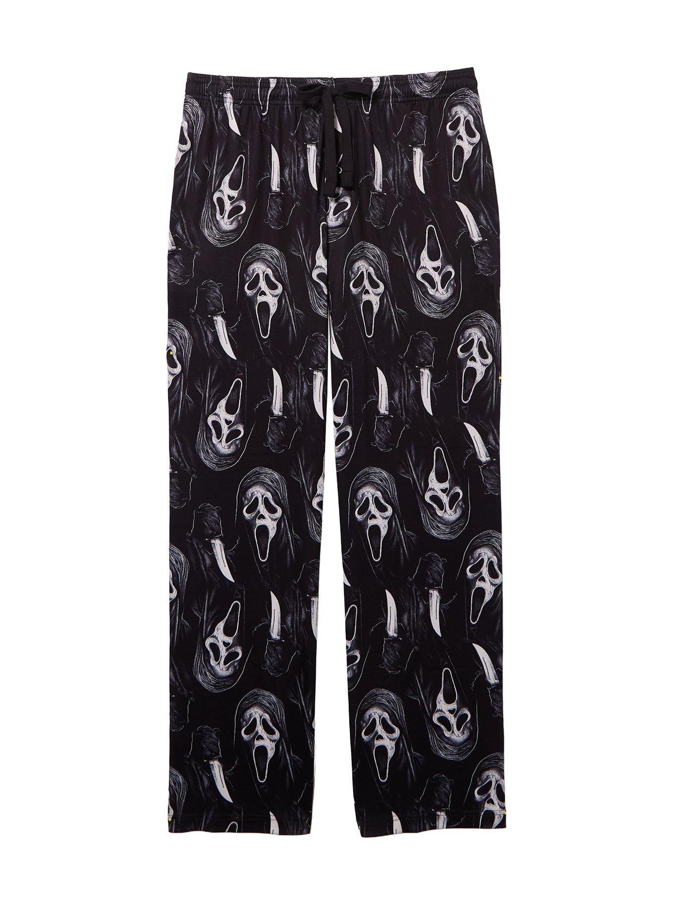 Ghost Face Knife Pajama Pants, , hi-res