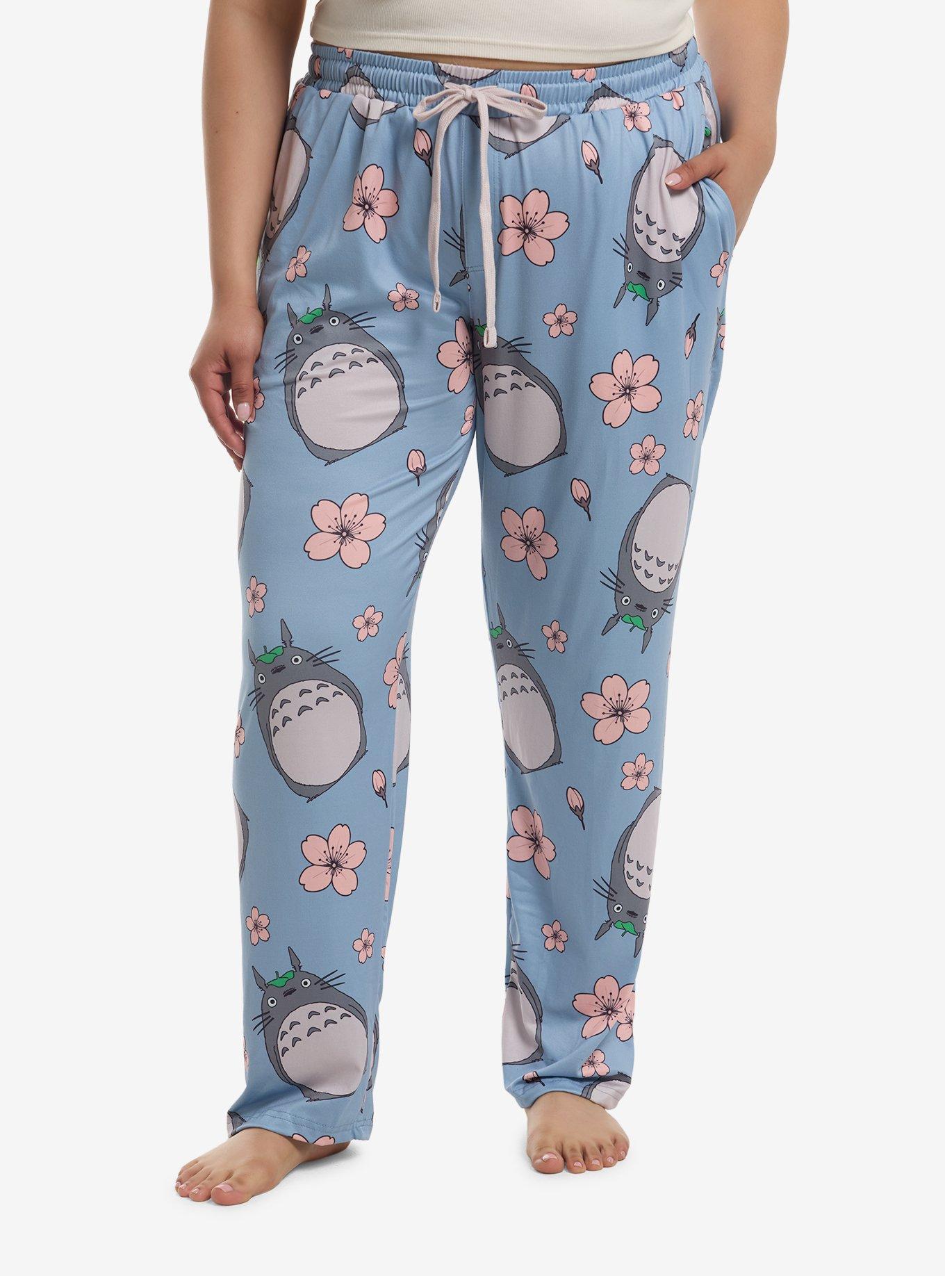 Studio Ghibli&reg; My Neighbor Totoro Sakura Pajama Pants Plus Size, , hi-res
