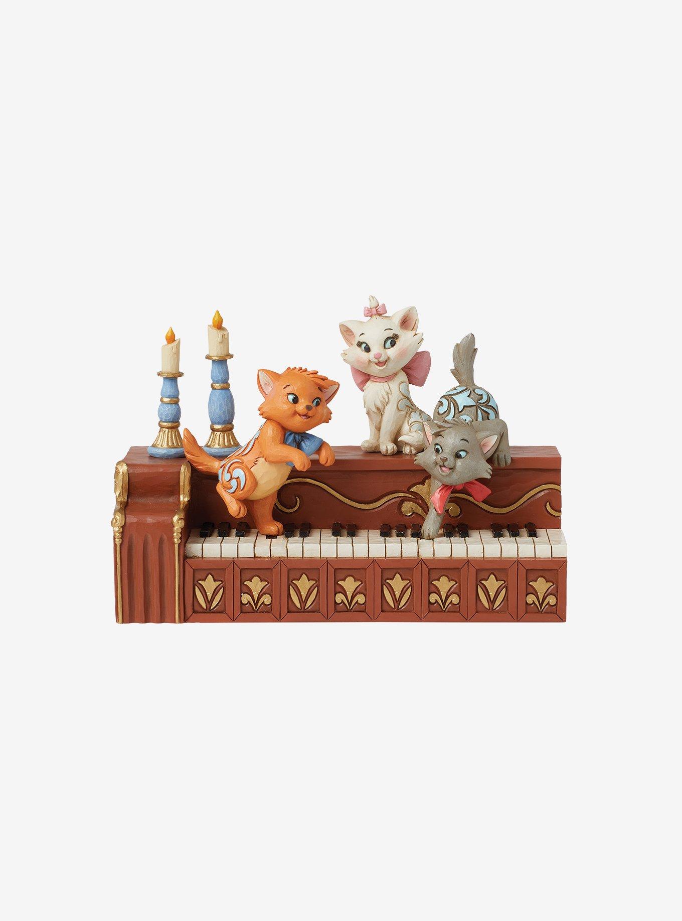 Disney Jim Shore Traditions Aristocats Kittens Piano Figurine , , hi-res