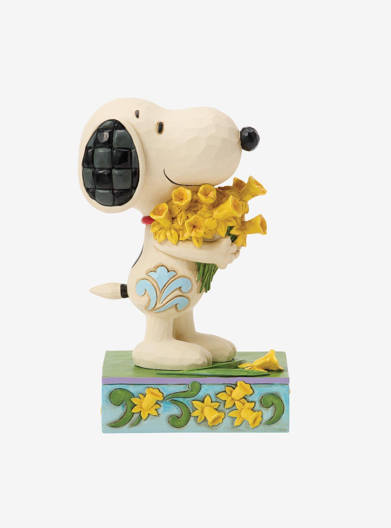 Jim Shore Peanuts Snoopy with Daffodils Figurine , , hi-res