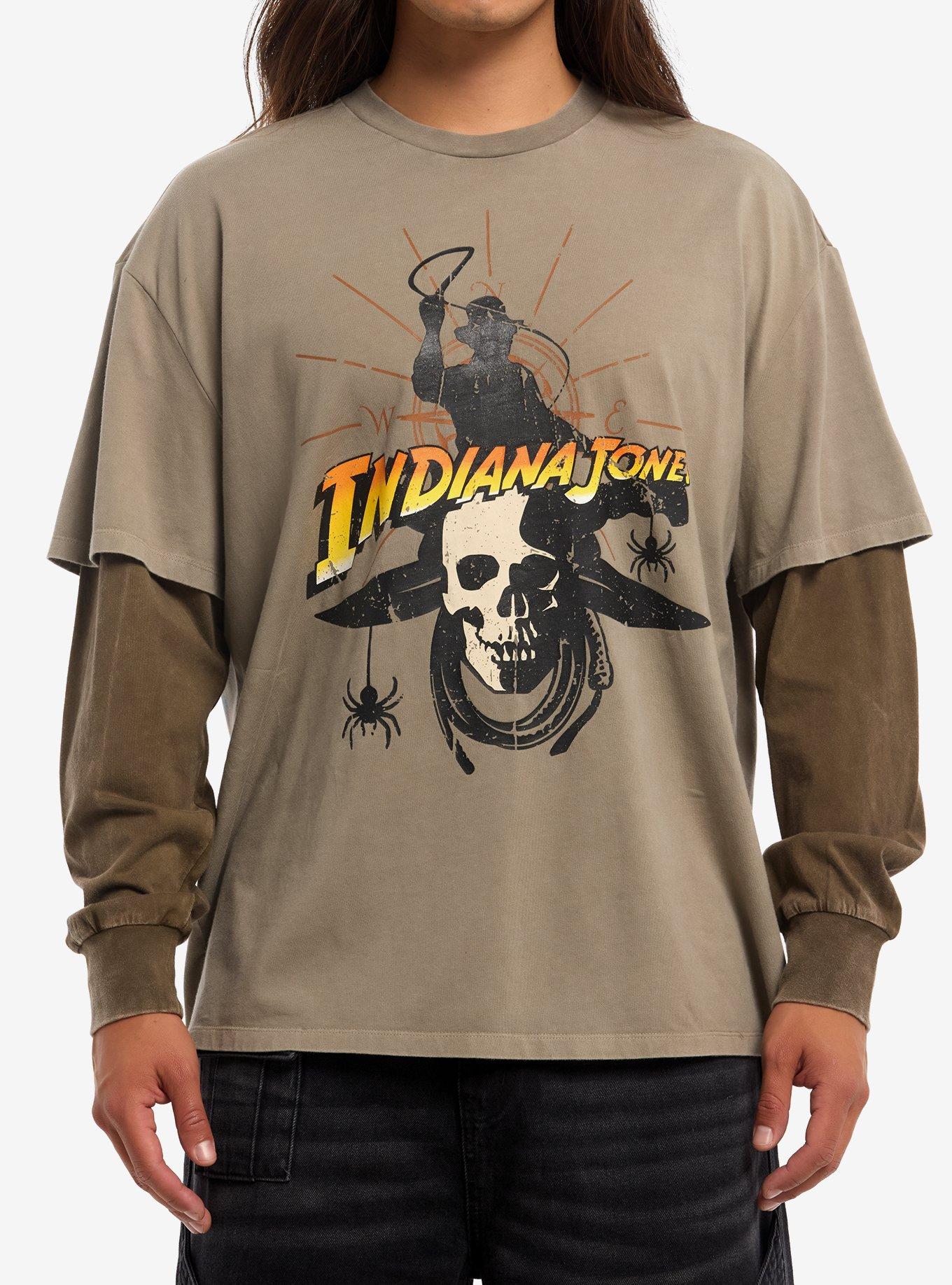 Our Universe Indiana Jones Logo Twofer Long-Sleeve T-Shirt, , hi-res
