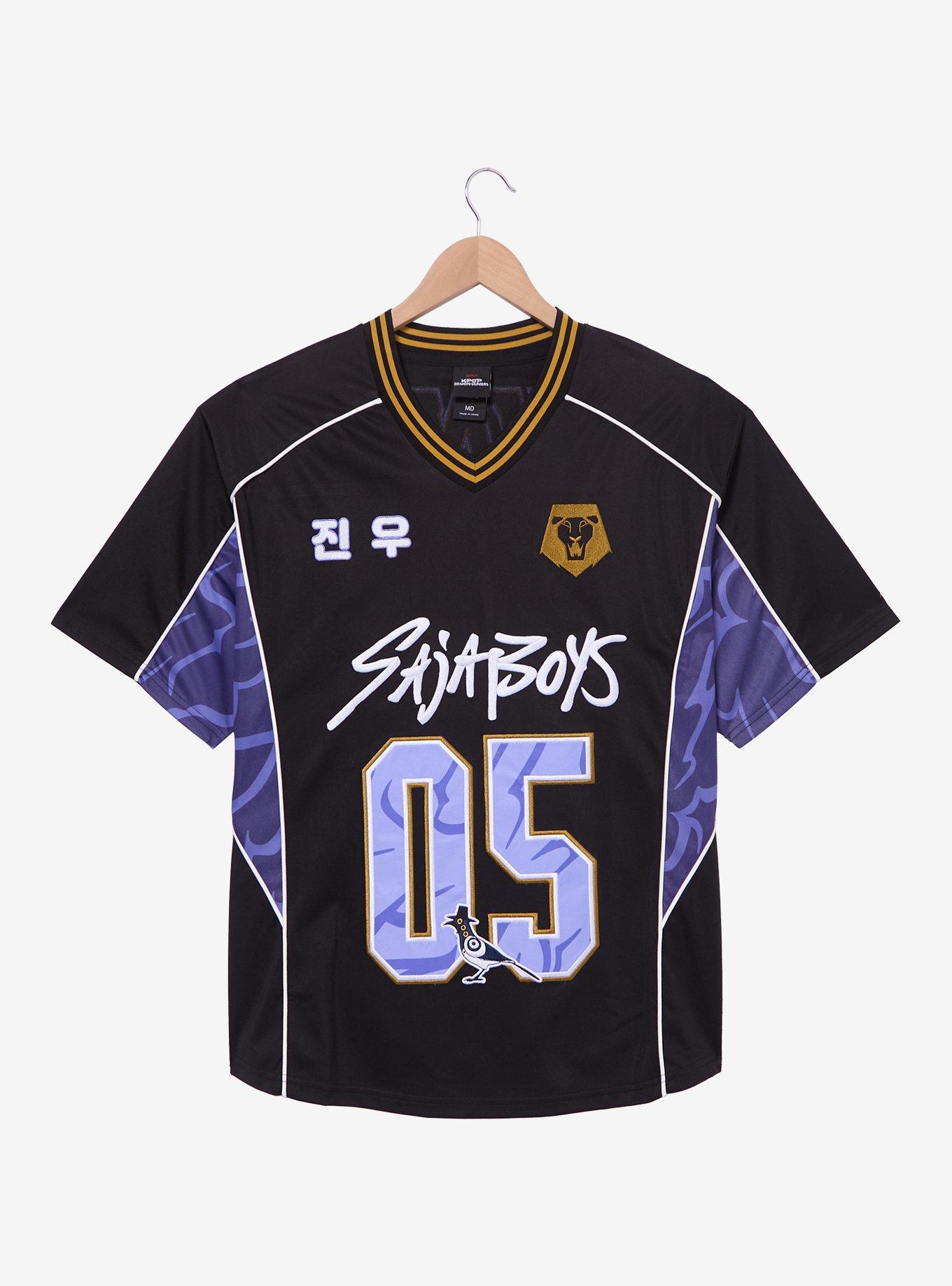 KPop Demon Hunters Saja Boys Jinu Football Jersey - BoxLunch Exclusive, , hi-res