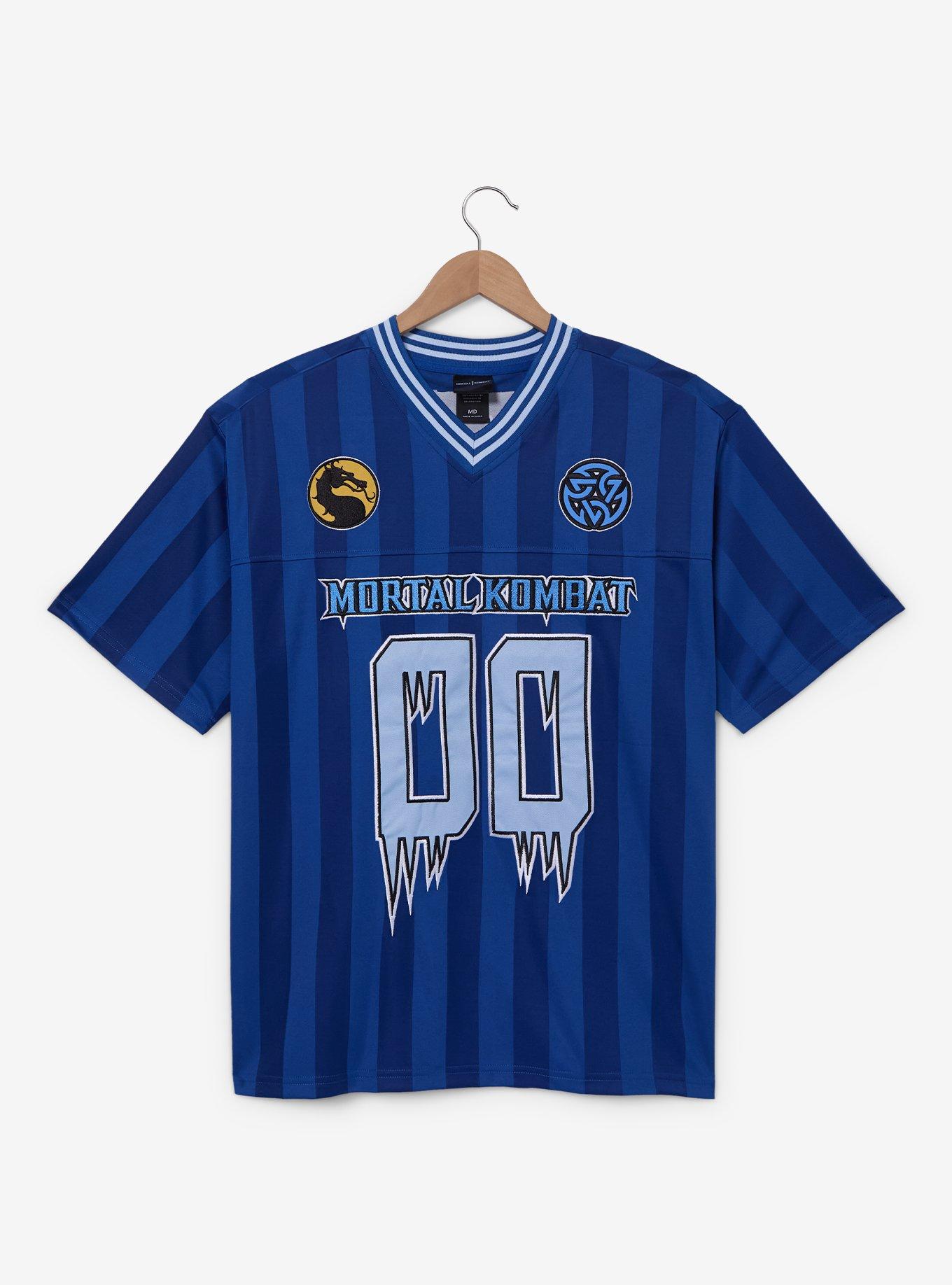Mortal Kombat Sub-Zero Football Jersey &mdash; BoxLunch Exclusive, , hi-res