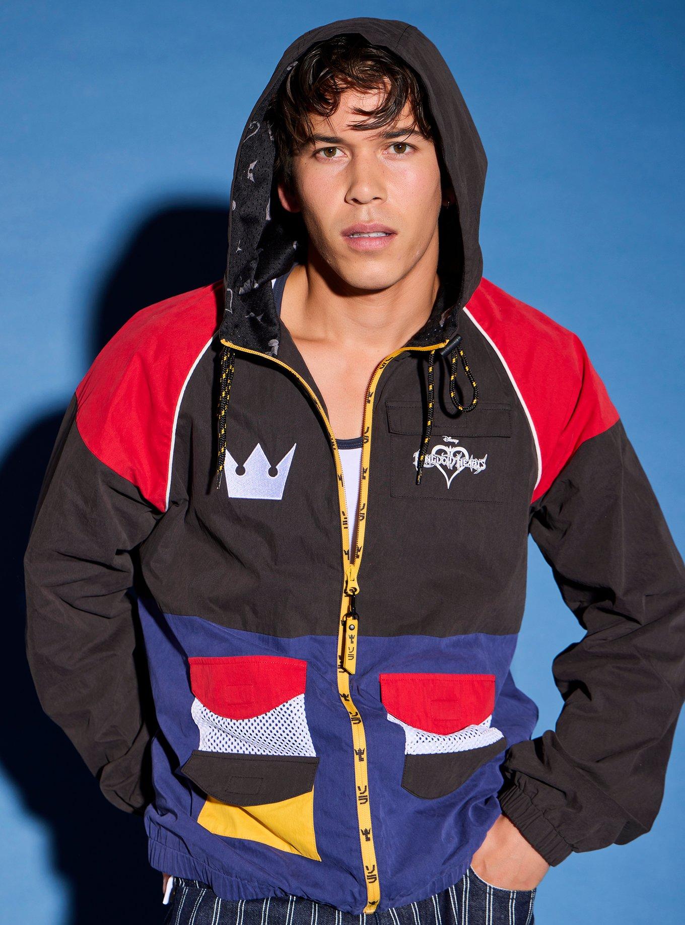 Disney Kingdom Hearts Keyblade Colorblock Windbreaker - BoxLunch Exclusive, , hi-res
