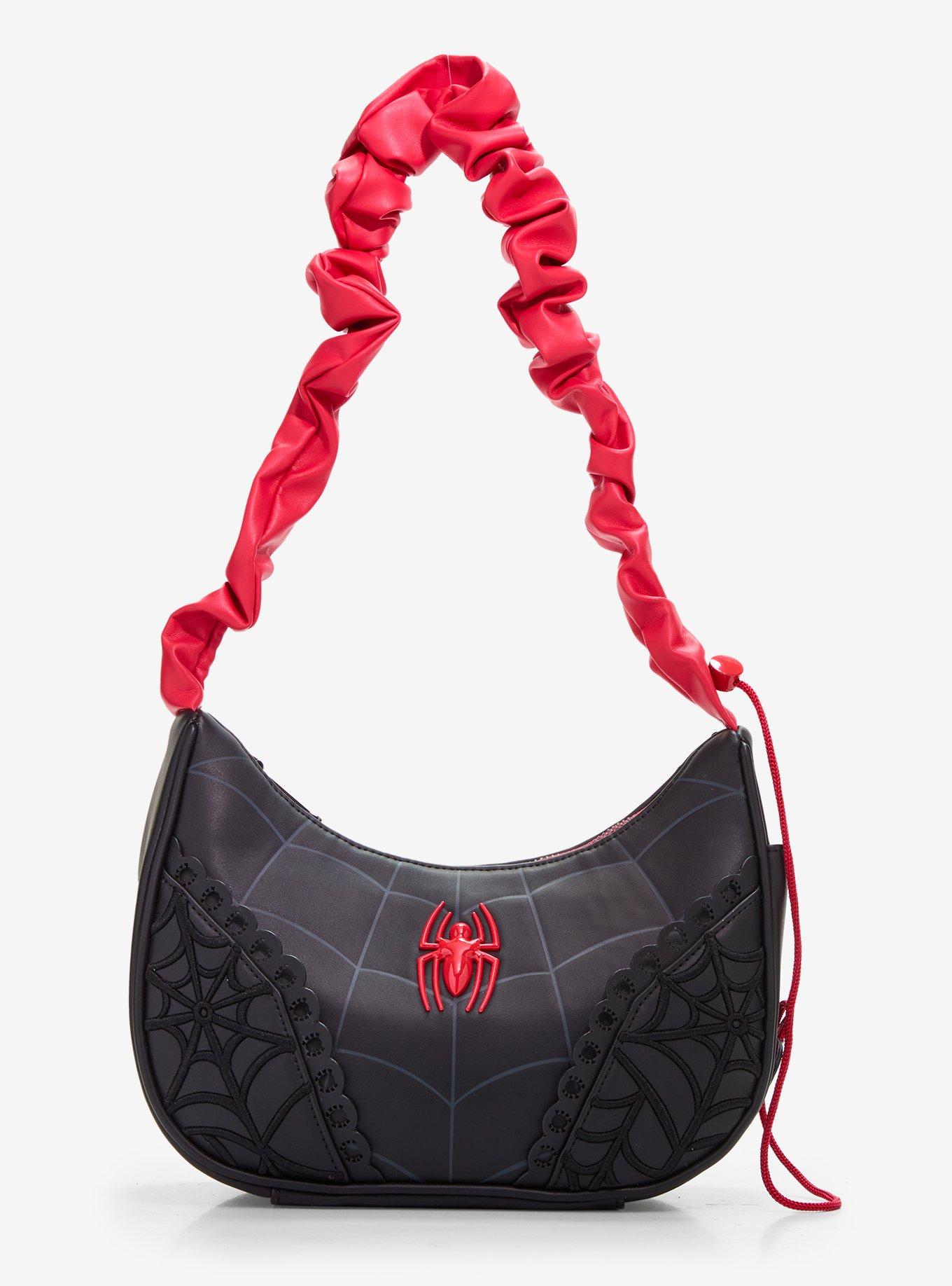 Loungefly Marvel Spider-Man Web Shoulder Bag, , hi-res