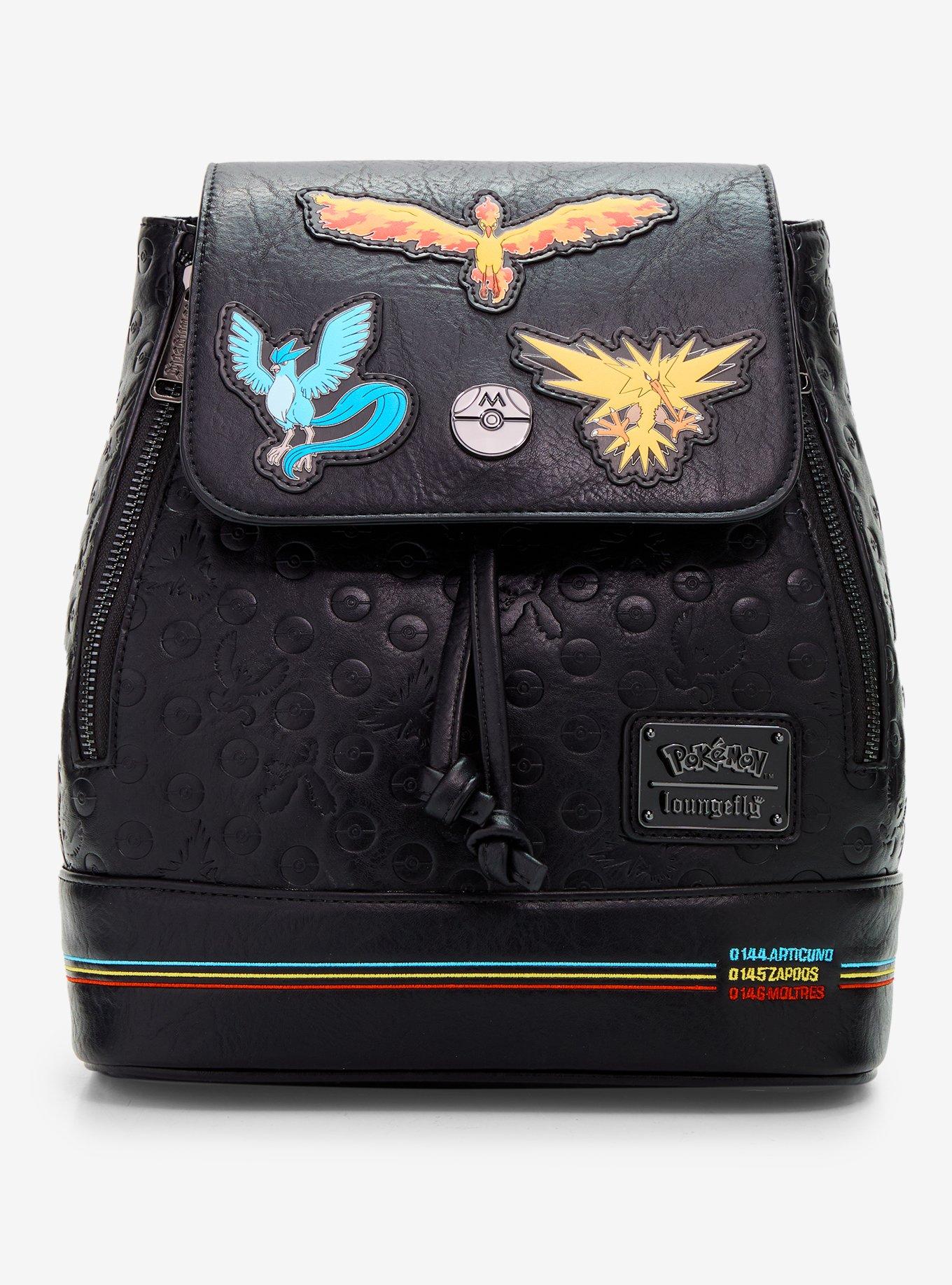 Loungefly Pok&eacute;mon Legendary Birds Slouch Backpack, , hi-res