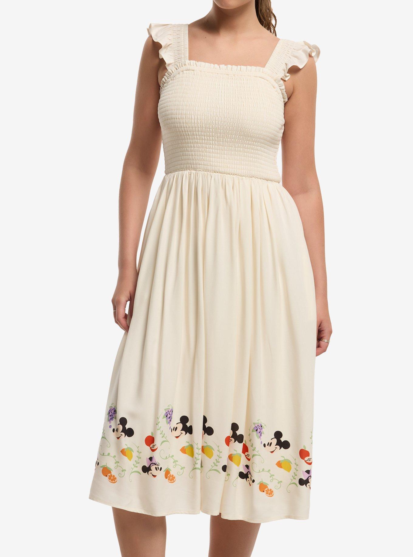 Disney Mickey & Minnie Fruits Midi Tank Dress Her Universe Exclusive, , hi-res