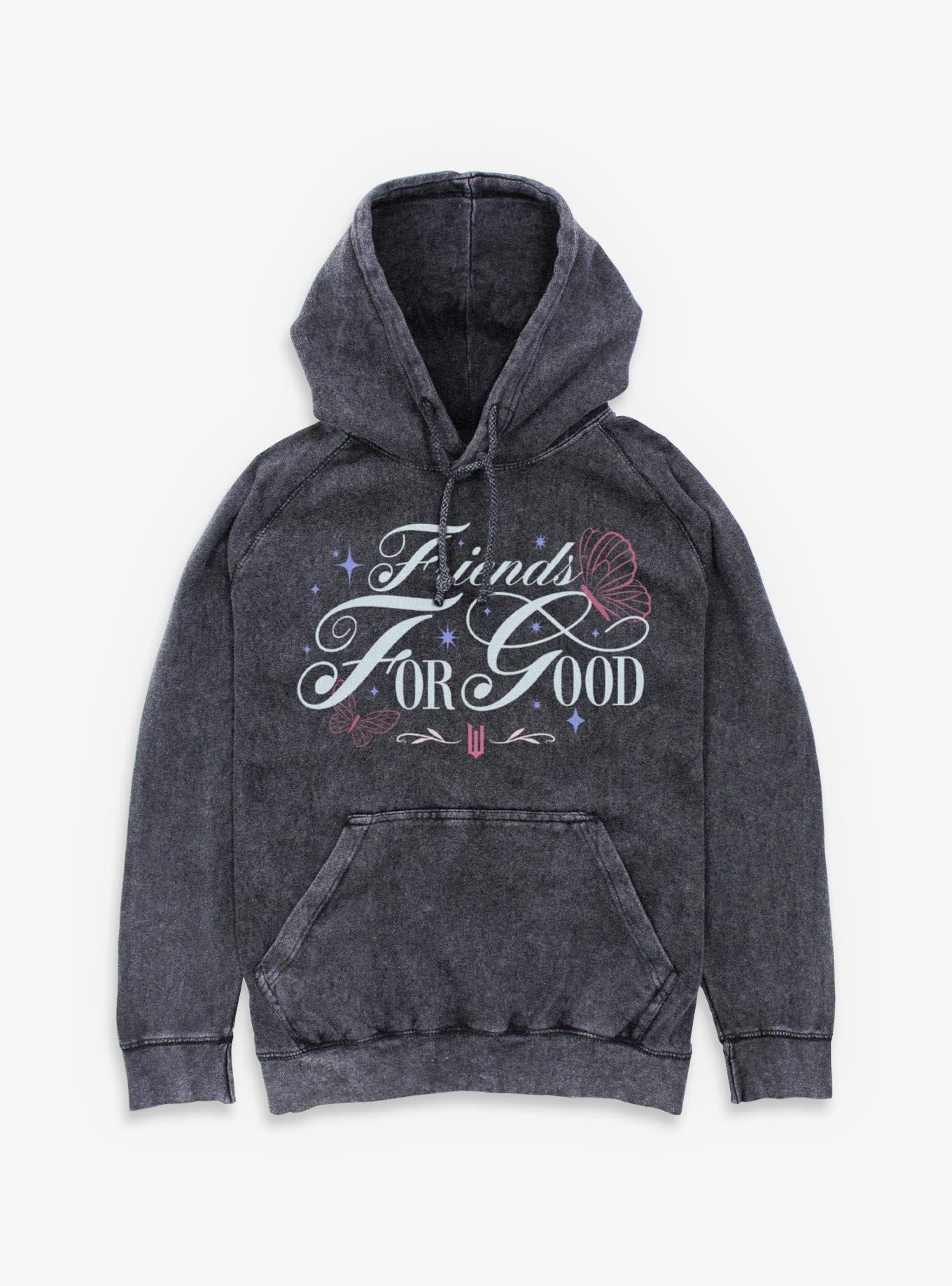 NULL Wicked: For Good Glinda Be Kind Mineral Wash Hoodie Hot Topic Exclusive