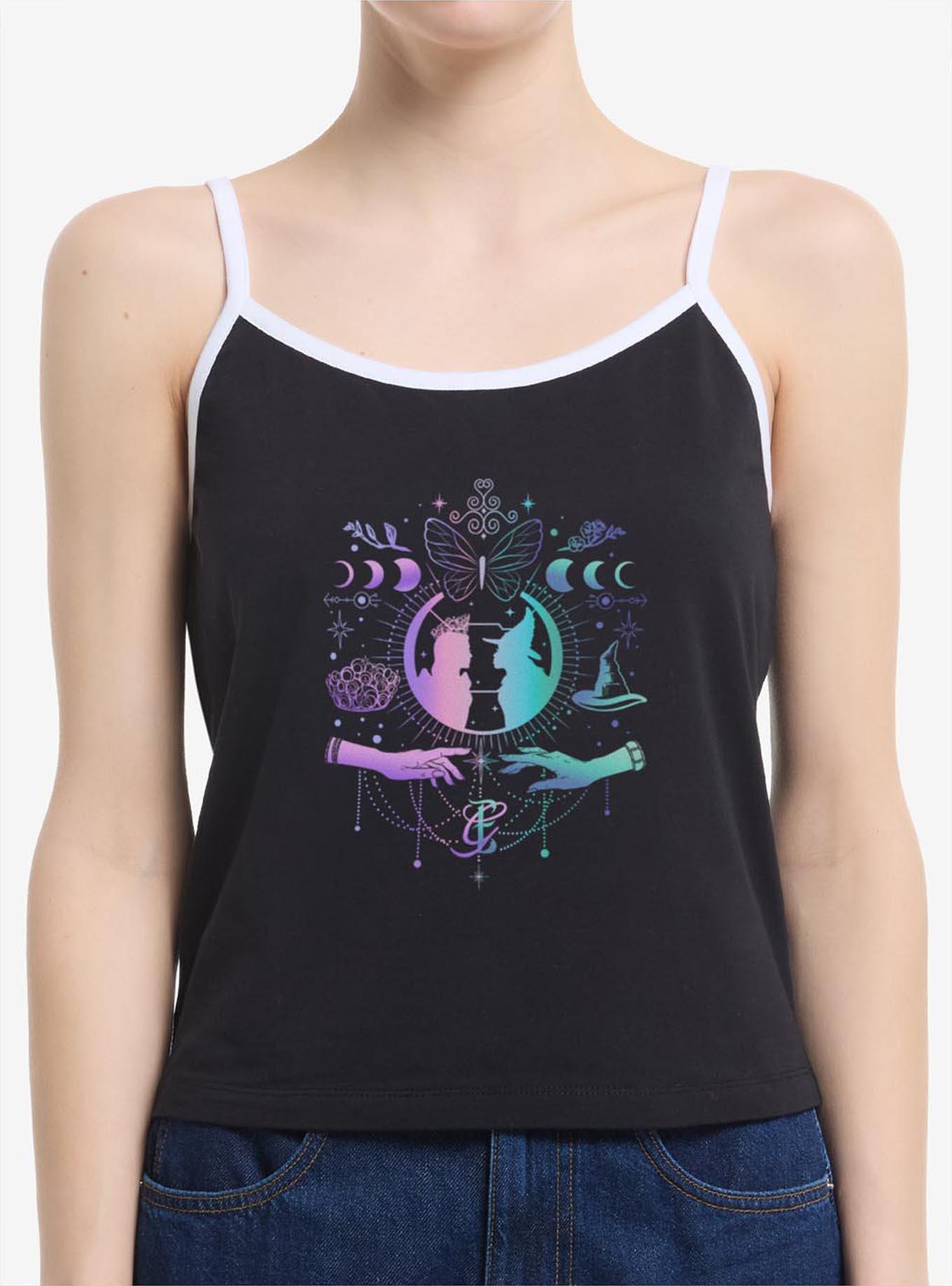Wicked: For Good Glinda & Elphaba Moon & Stars Girls Cami Tank Hot Topic Exclusive, , hi-res