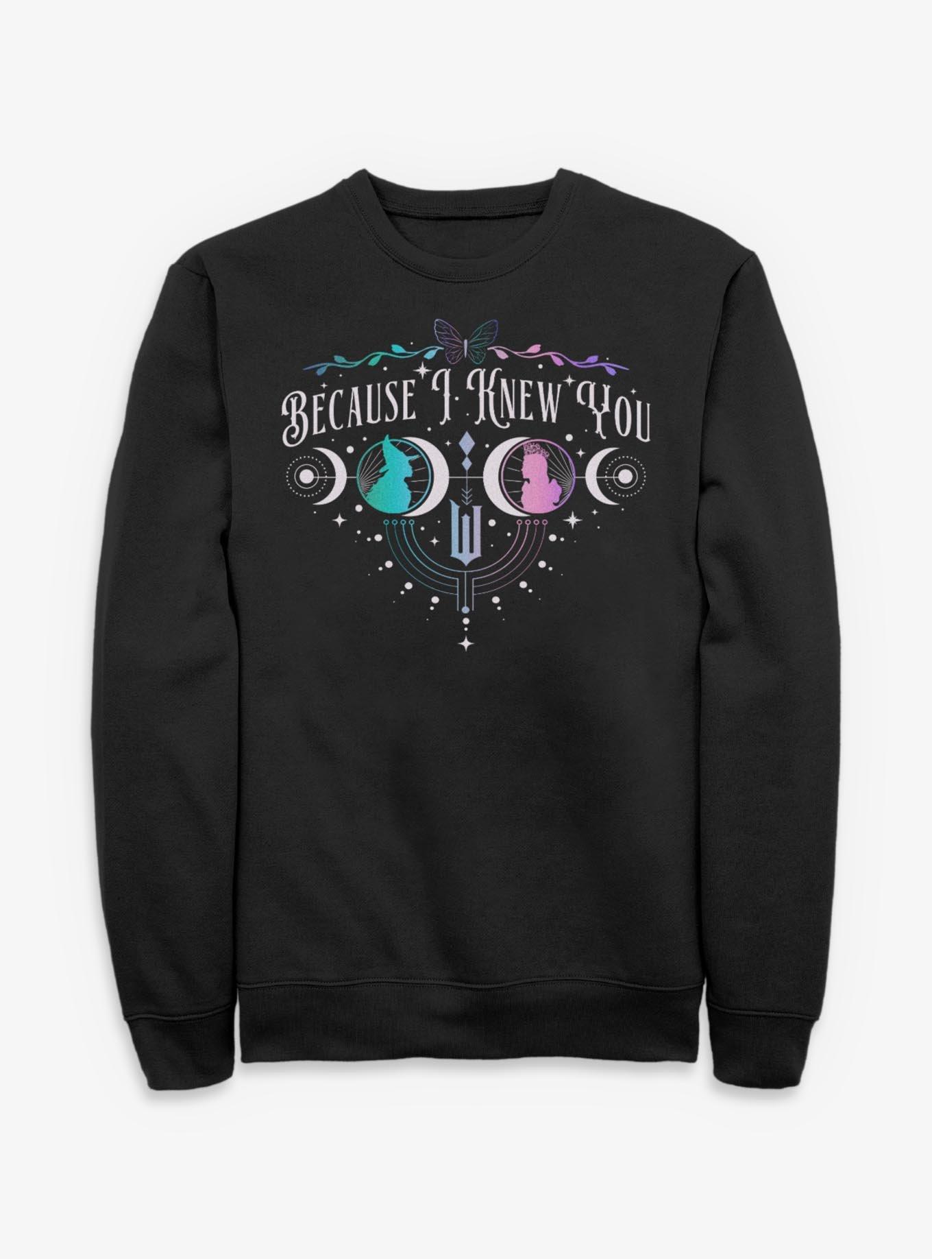 Wicked: For Good Because I Knew You Glinda &amp; Elphaba Moon &amp; Stars Sweatshirt BoxLunch Exclusive