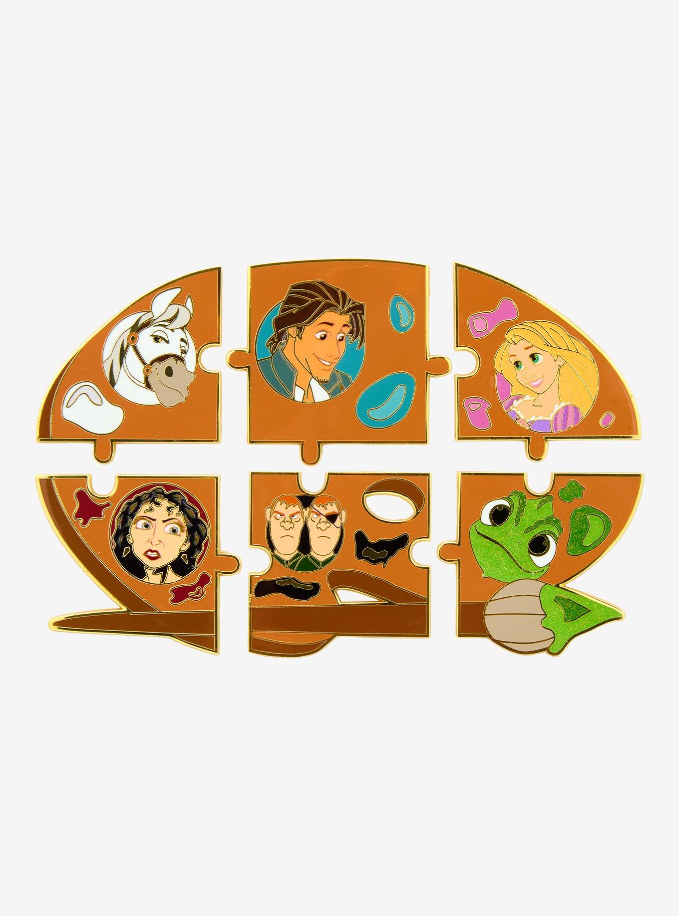 Loungefly Disney Tangled Painter's Palette Blind Box Enamel Pin, , hi-res