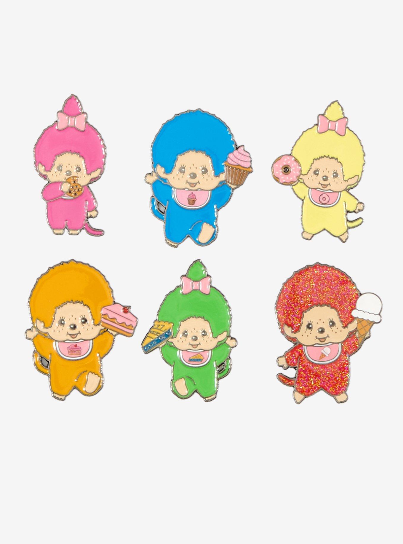 Monchhichi Sweet Blind Bag Enamel Pin Hot Topic Exclusive, , hi-res