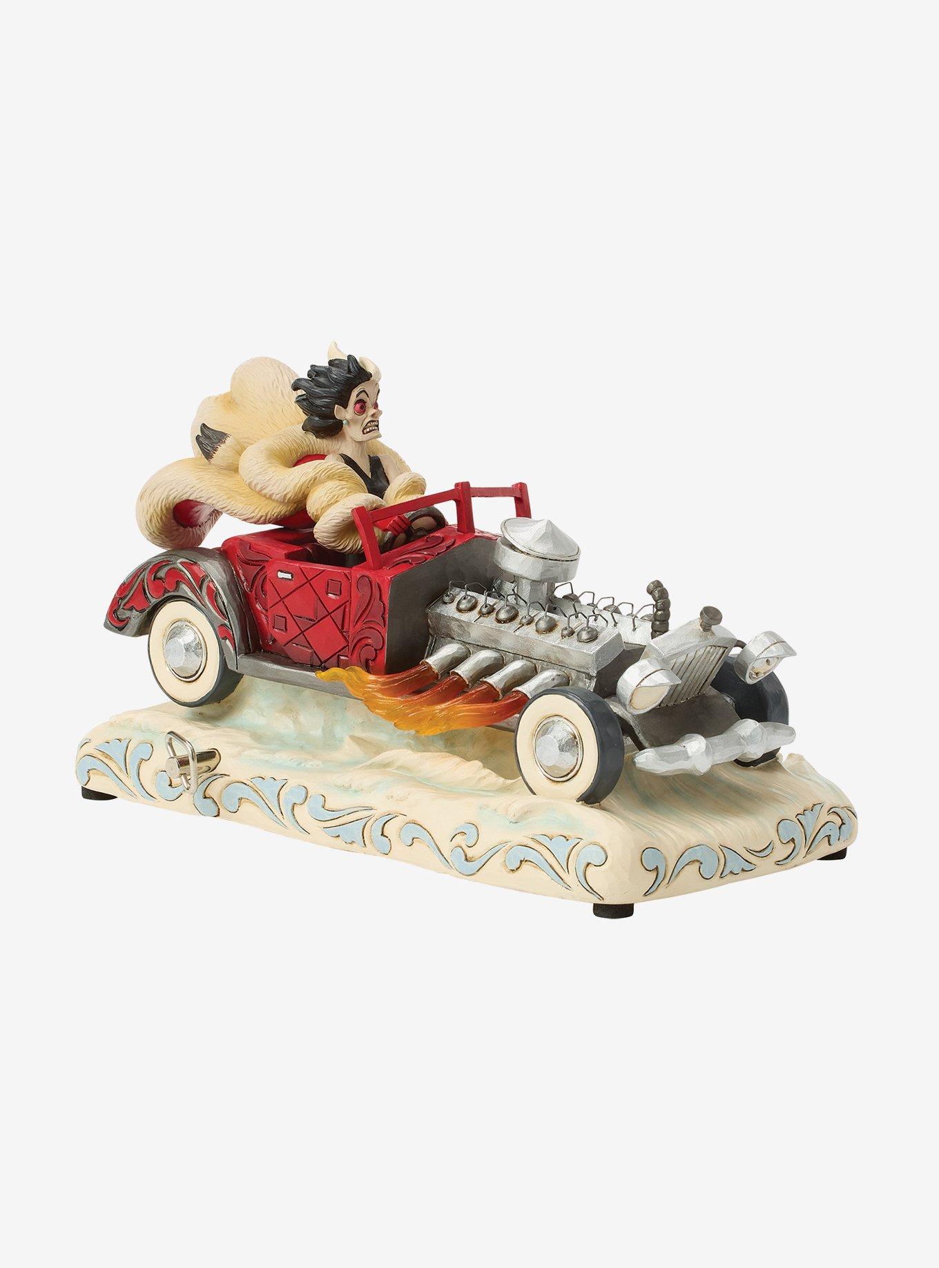 Disney Jim Shore Traditions Cruella Car Scene Musical Figurine , , hi-res
