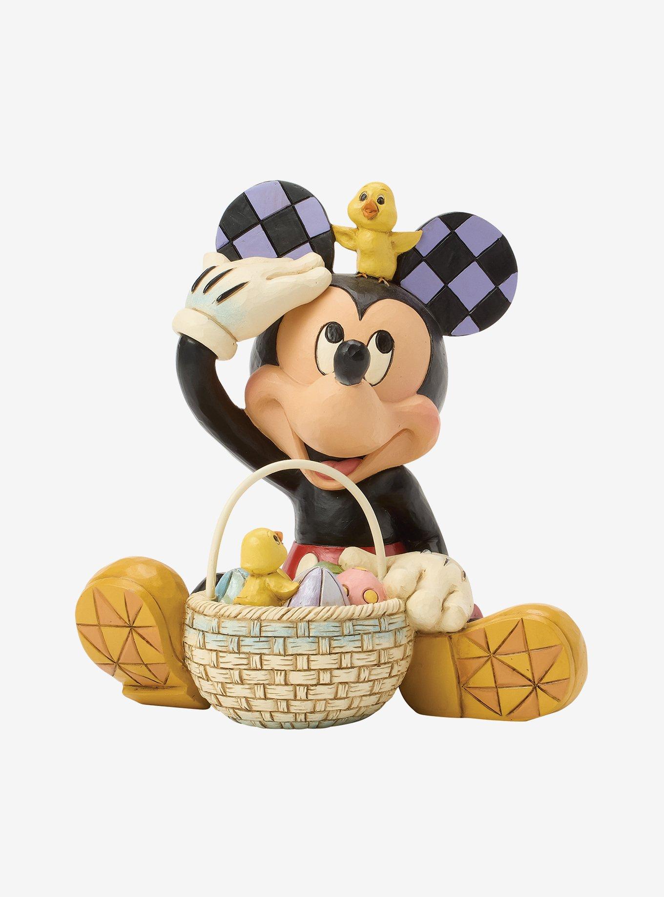 Disney Jim Shore Traditions Mickey Easter Basket Figurine , , hi-res