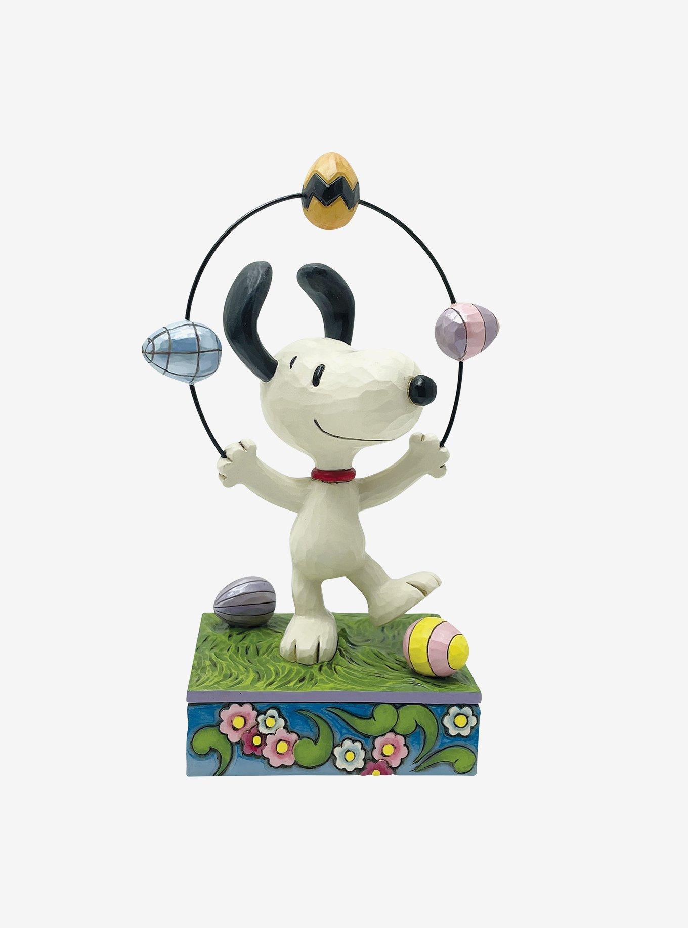 Jim Shore Peanuts Snoopy Juggling Eggs Figurine , , hi-res