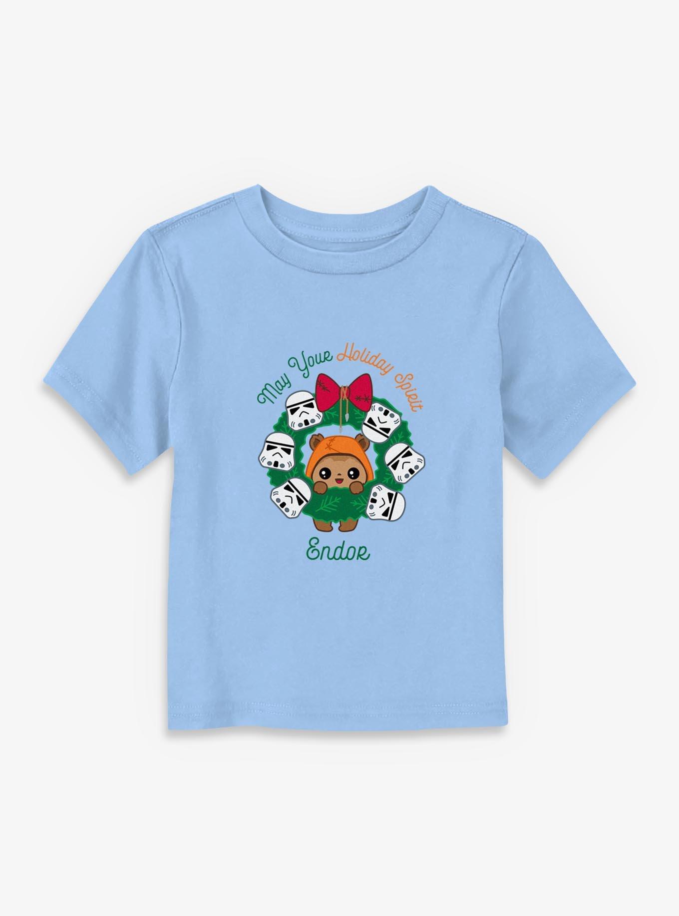 Star Wars May Your Holiday Spirit Endor Toddler T-Shirt, , hi-res