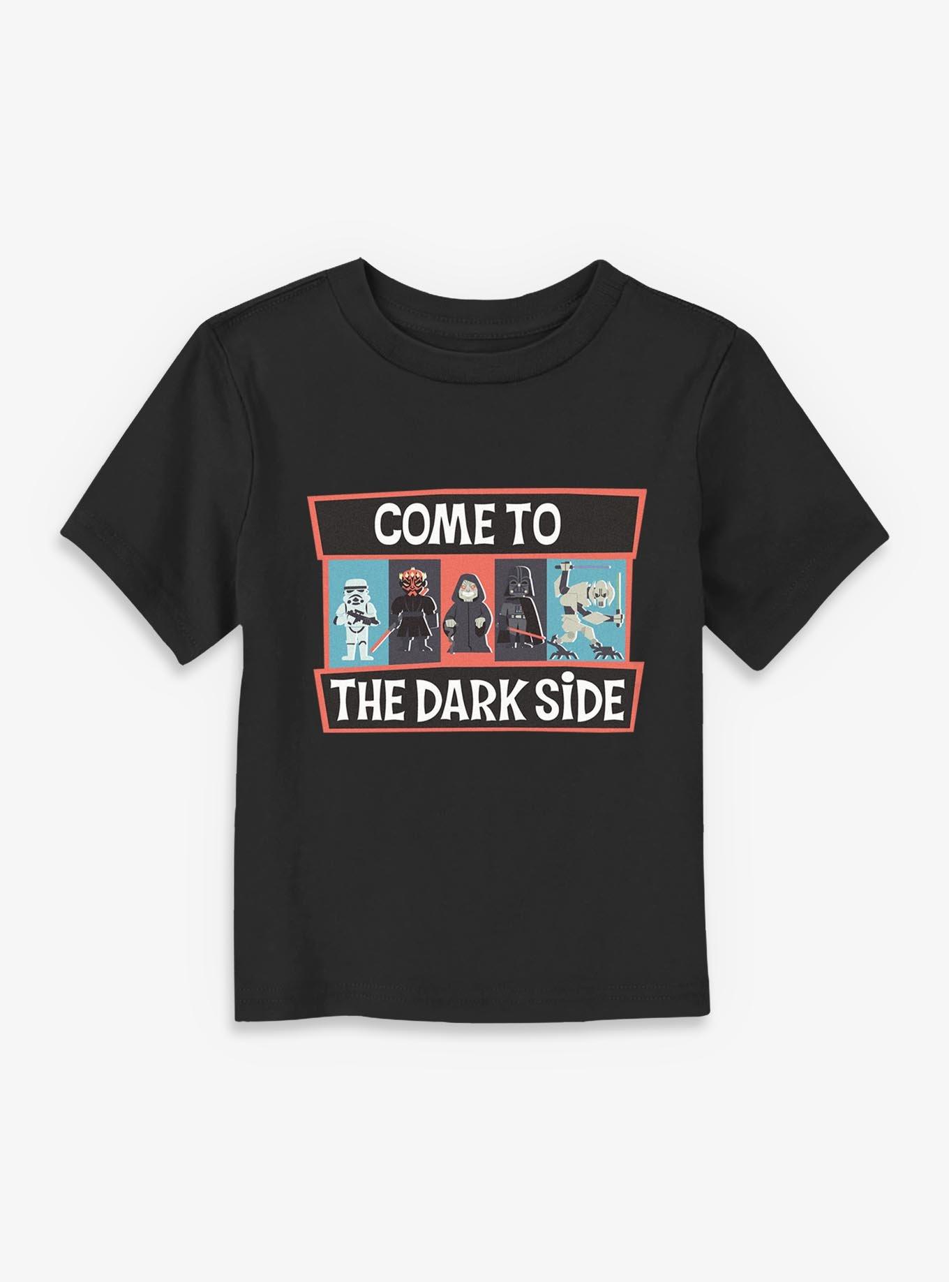 Star Wars Come To Dark Side Animated Style Toddler T-Shirt, , hi-res