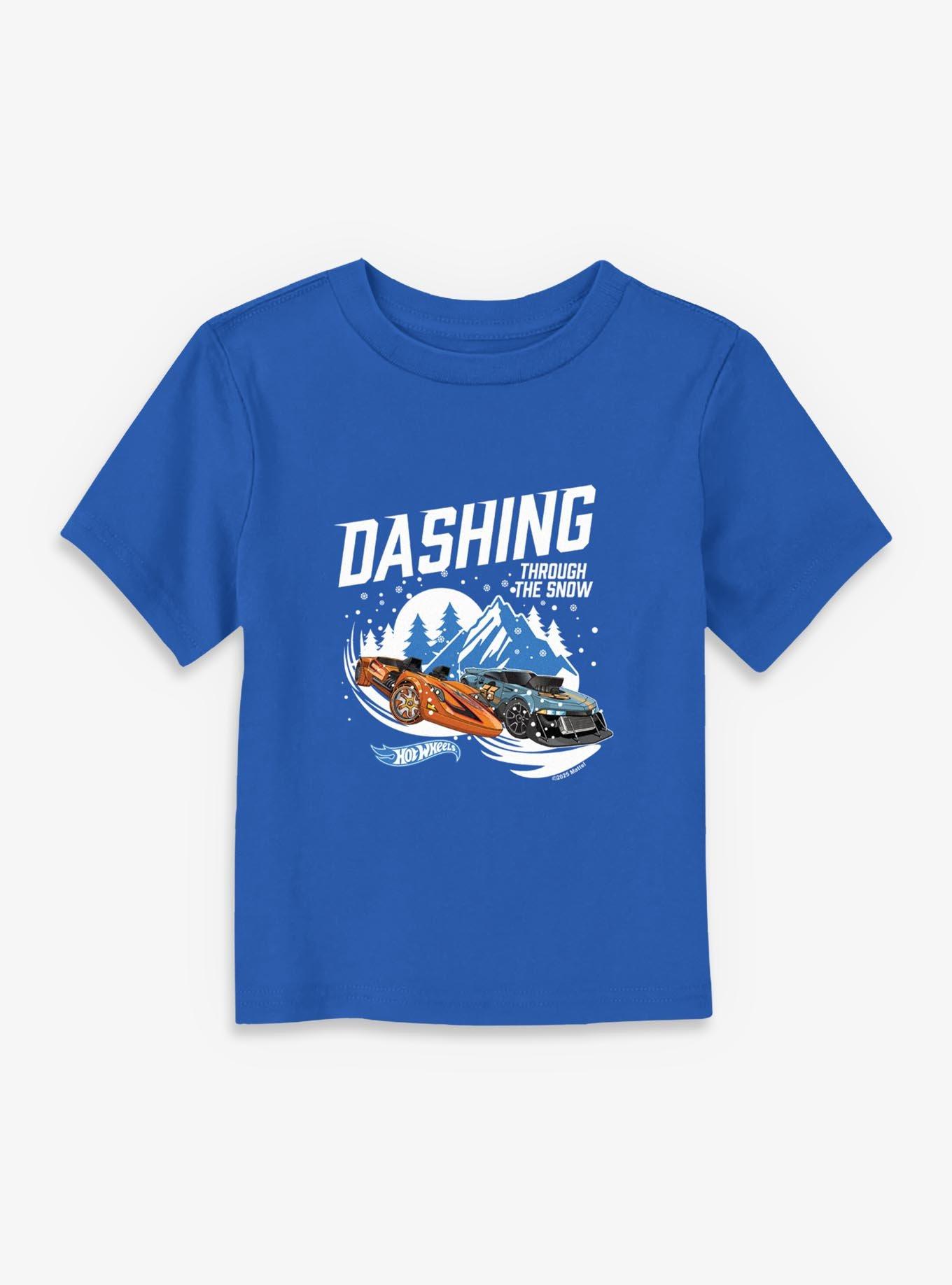 Hot Wheels Dashing Through The Snow Toddler T-Shirt, , hi-res