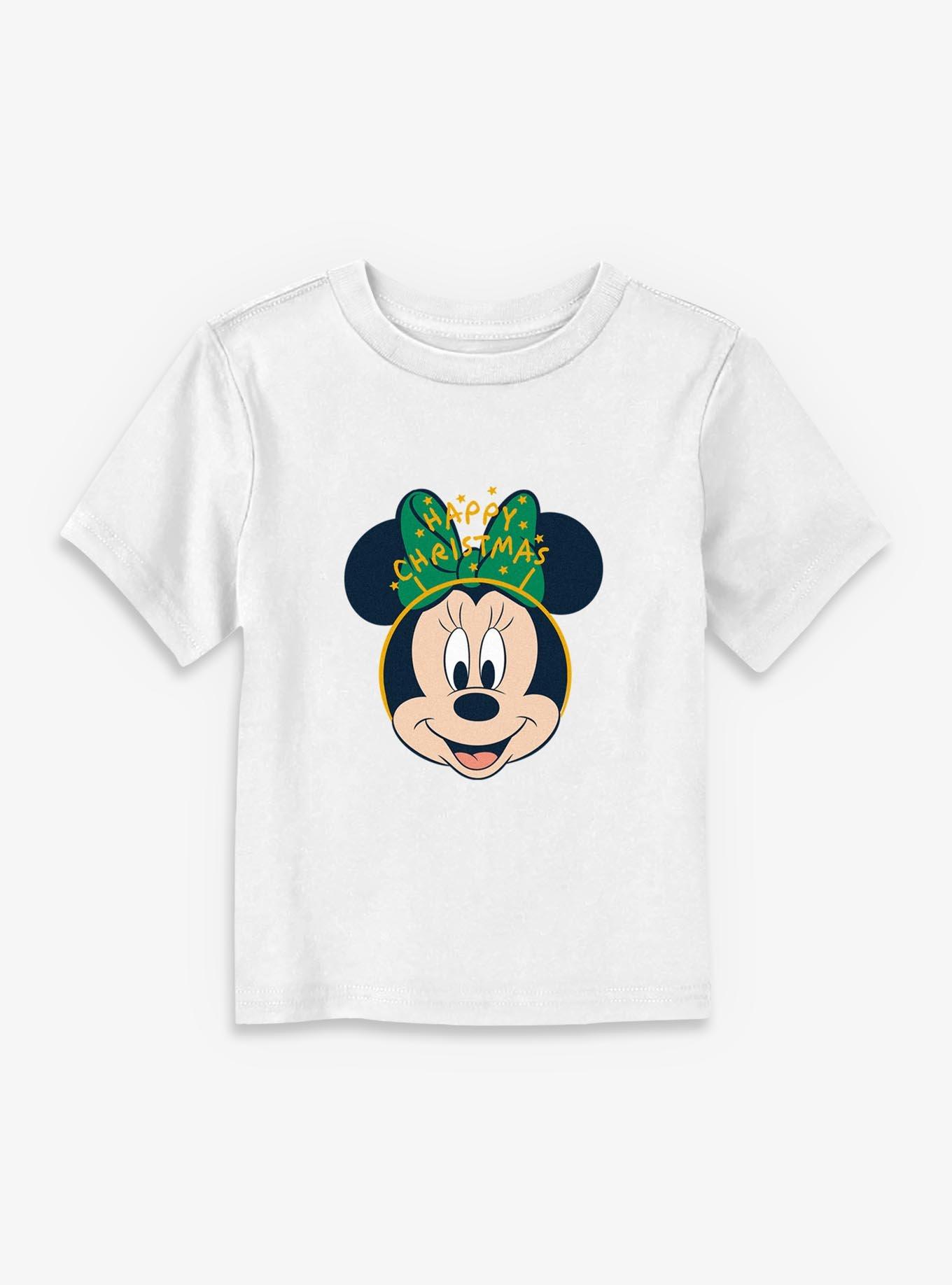 Disney Minnie Mouse Minnie Happy Christmas Ears Toddler T-Shirt, , hi-res