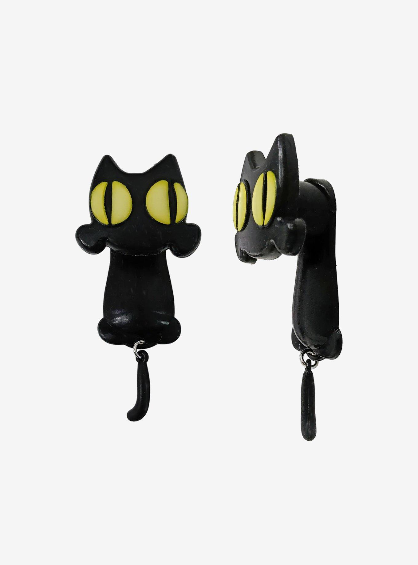 Silicone Black Cat Glow-In-The-Dark Front/Back Plug 2 Pack, , hi-res