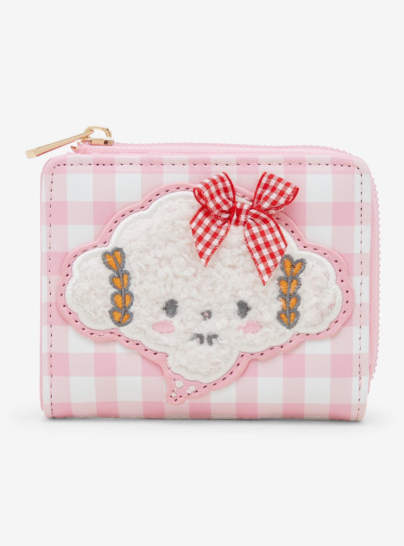 Cogimyun Gingham Cherry Mini Wallet, , hi-res