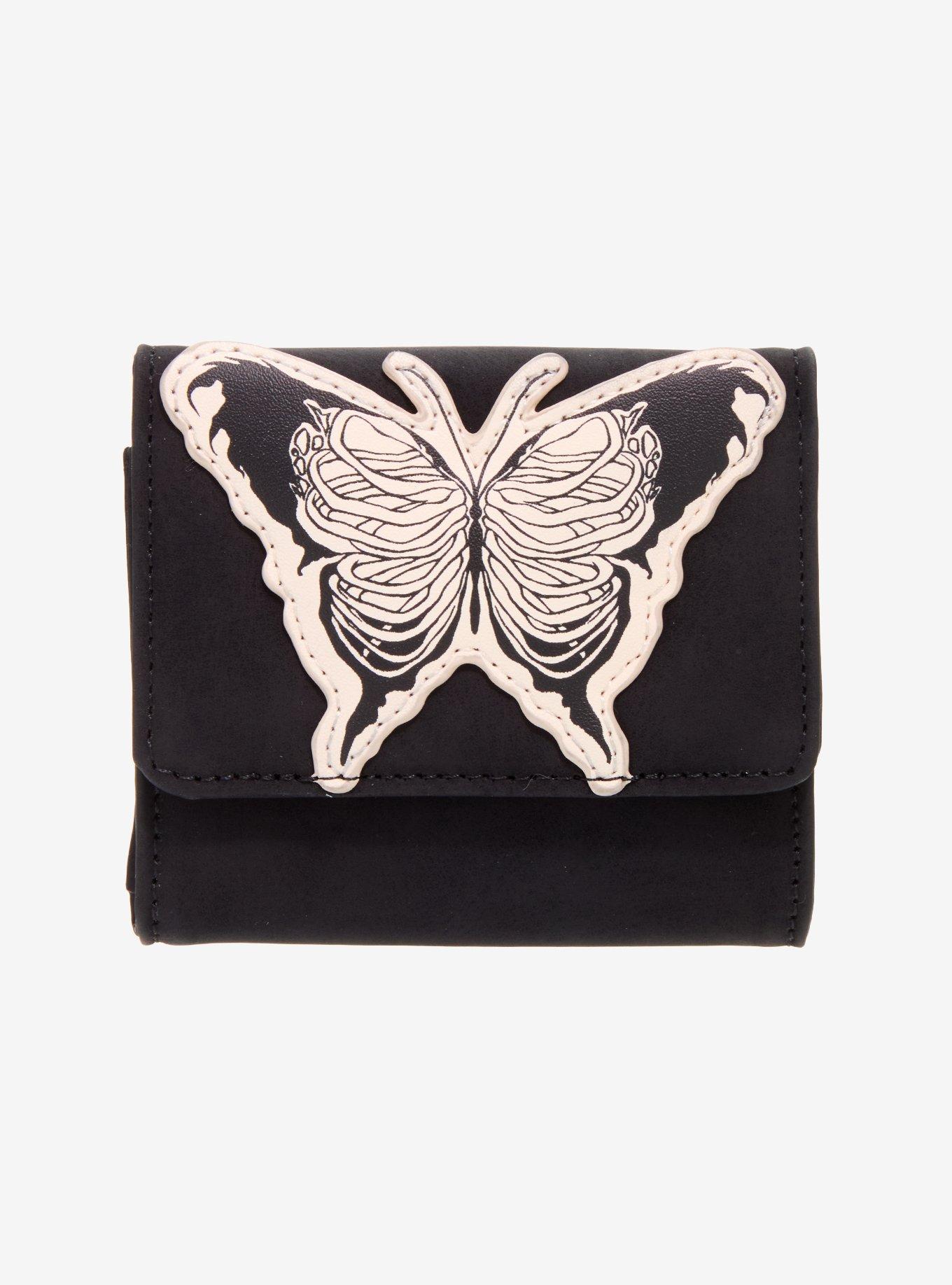 Butterfly Rib Cage Mini Wallet, , hi-res