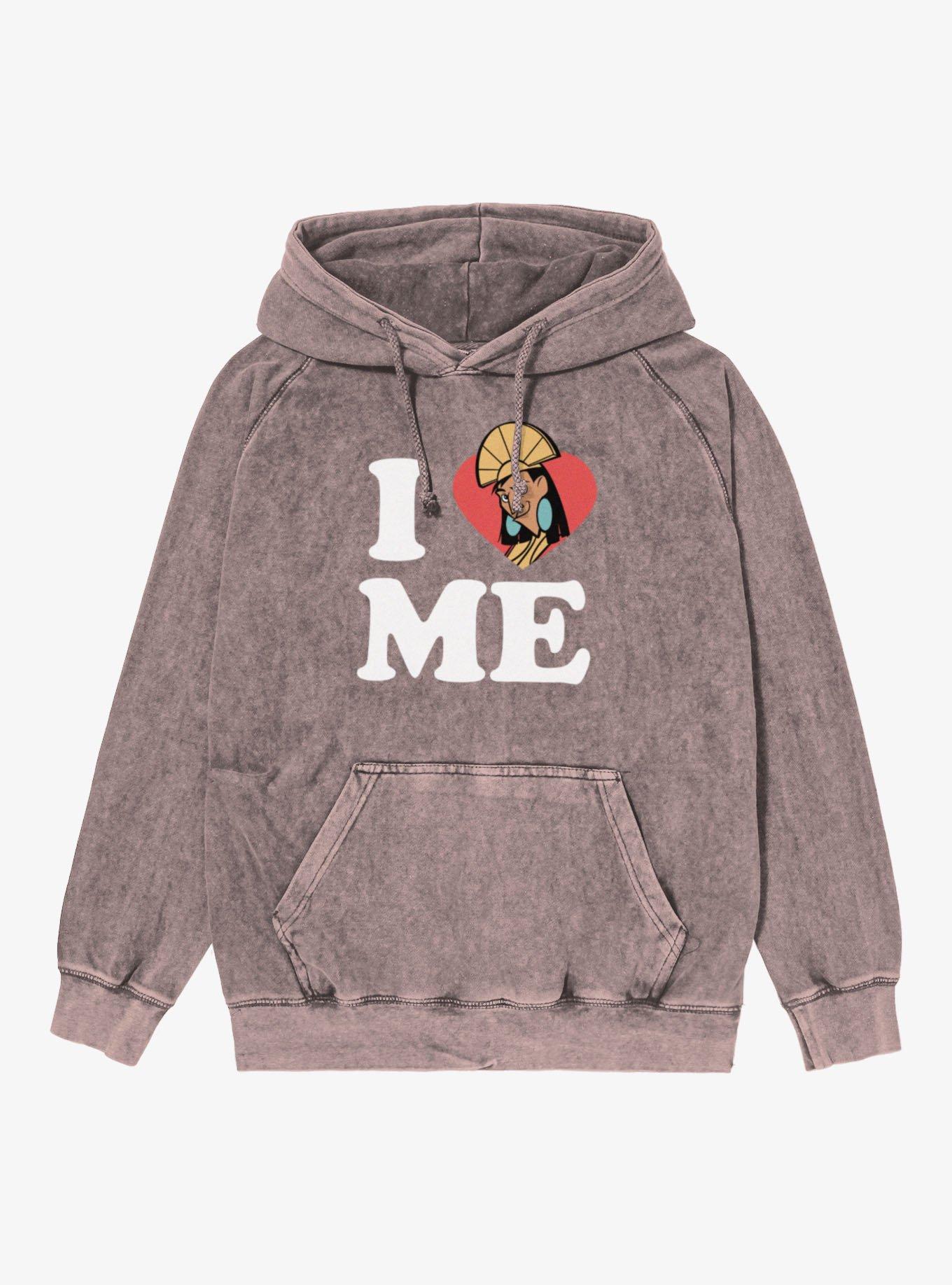 Emperor New Groove Kuzco I Love Me Mineral Wash Hoodie, , hi-res