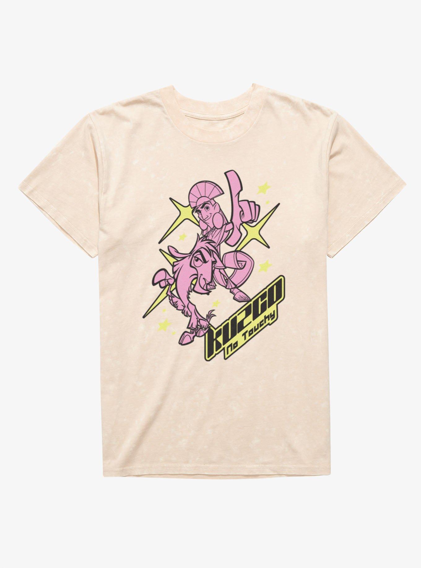 Emperor New Groove Kuzco No Touchy Mineral Wash T-Shirt, , hi-res