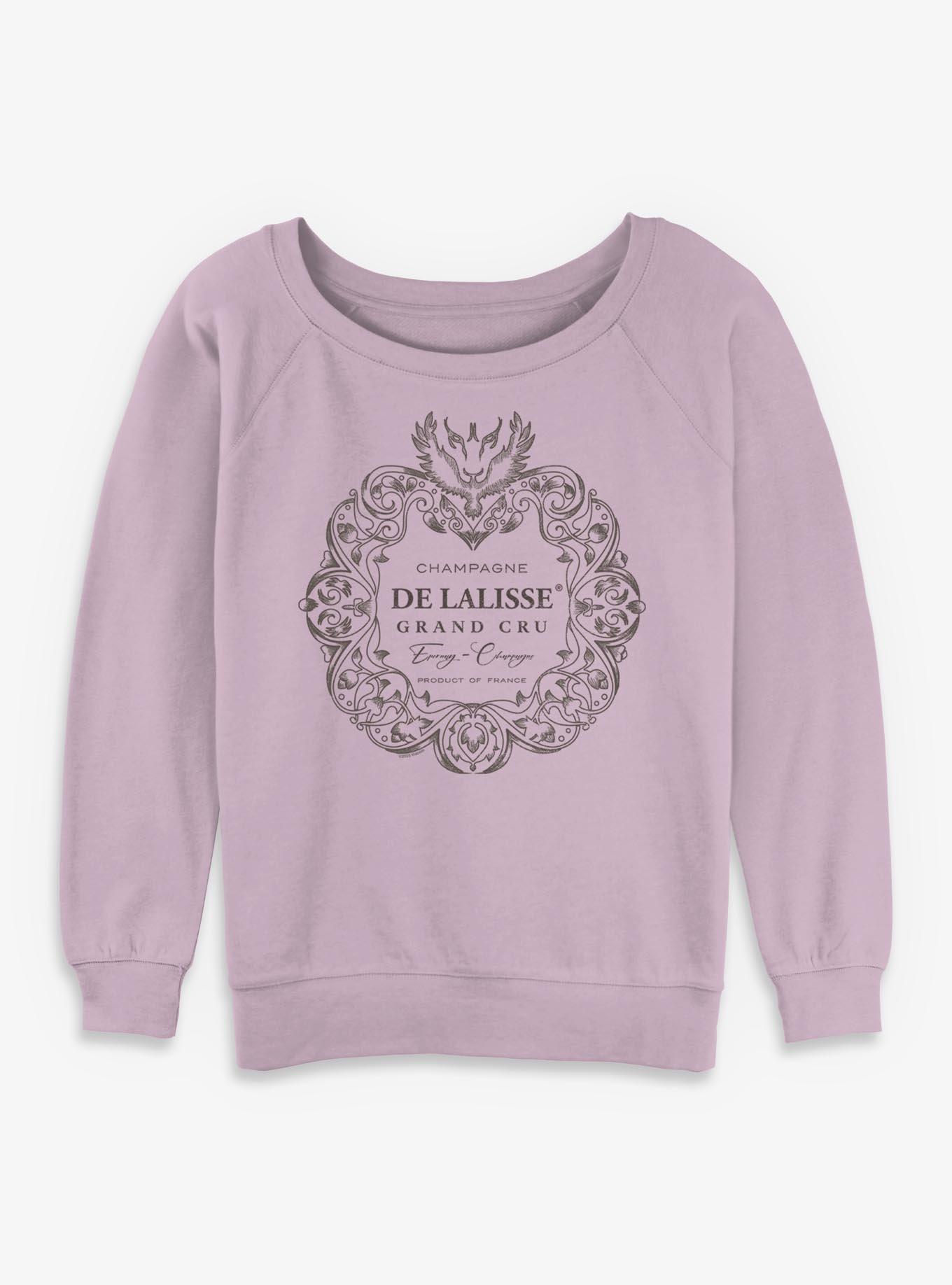 Emily In Paris Champagne Label Girls Slouchy Sweatshirt, , hi-res
