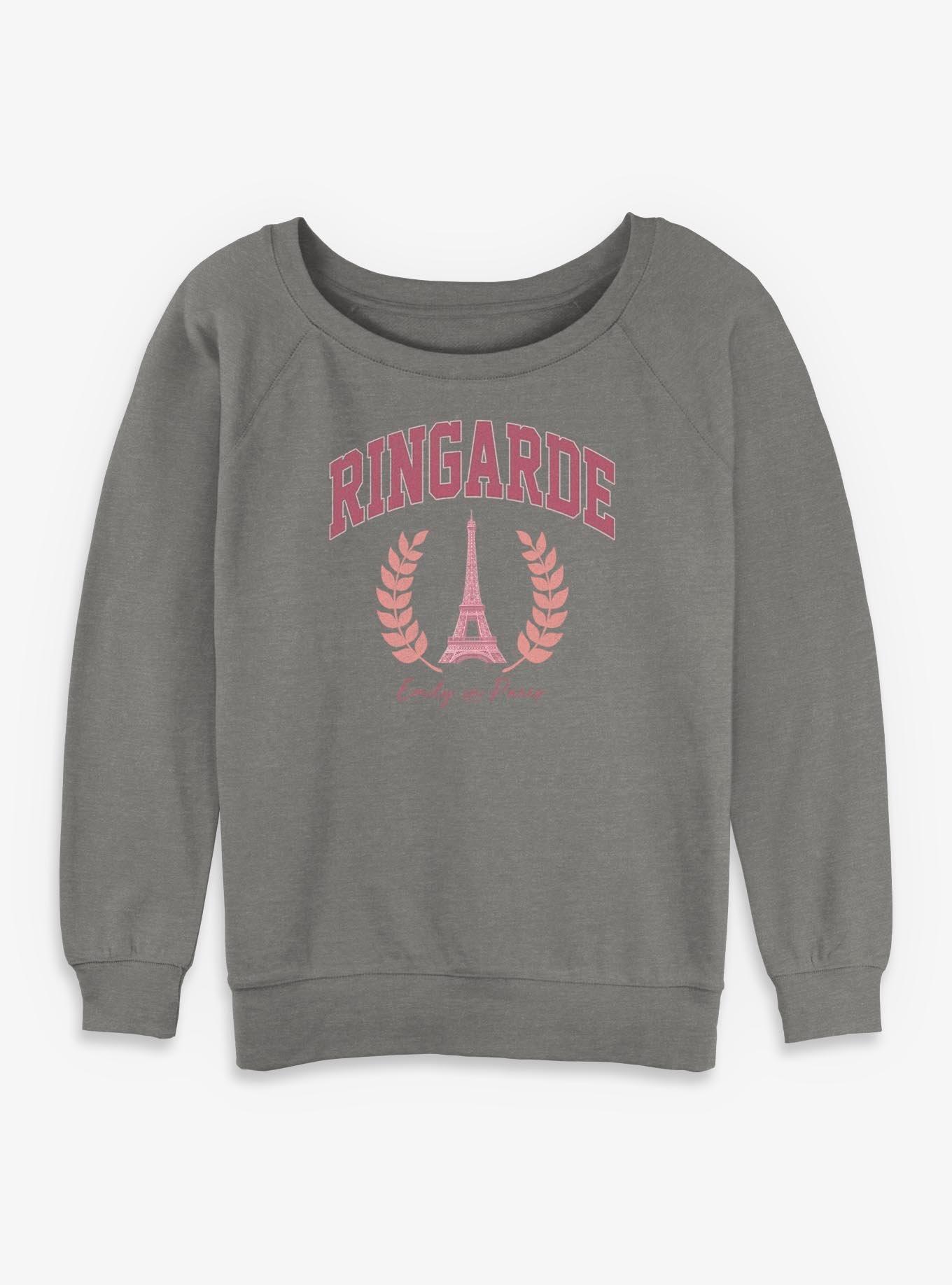 Emily In Paris Ringarde Collegiate Girls Slouchy Sweatshirt, , hi-res