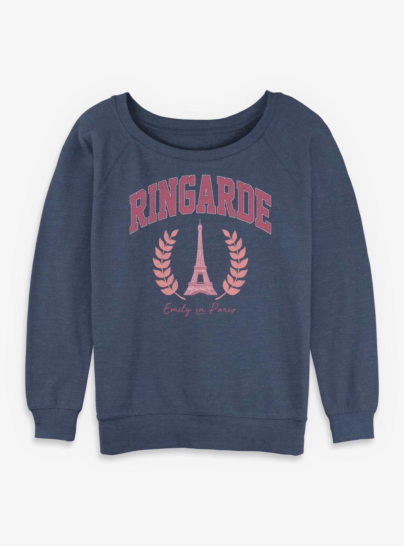 Emily In Paris Ringarde Collegiate Girls Slouchy Sweatshirt, , hi-res
