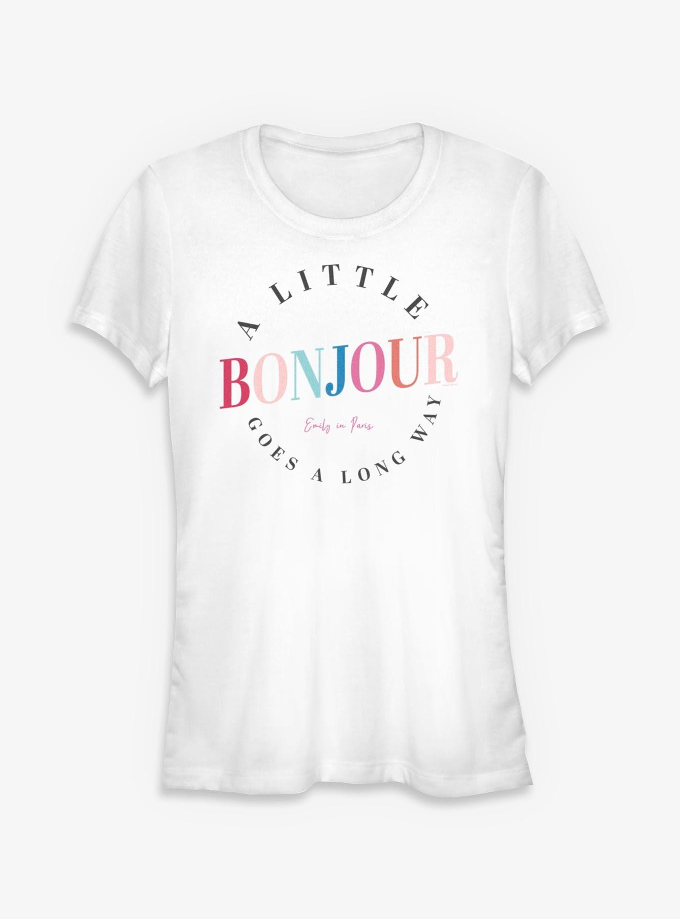 Emily In Paris Bonjour Girls T-Shirt