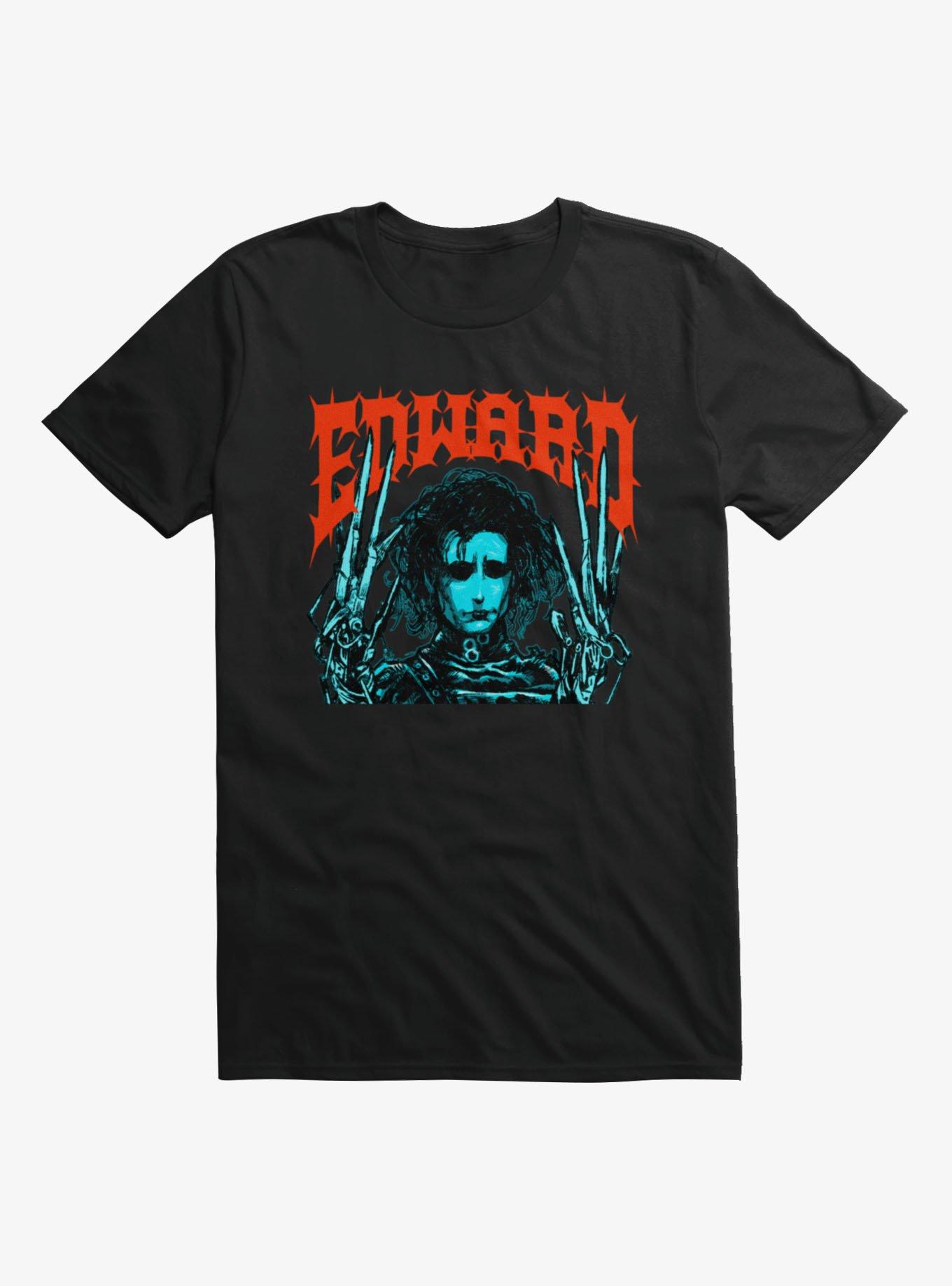 Edward Scissorhands Metal Edward T-Shirt, BLACK, hi-res