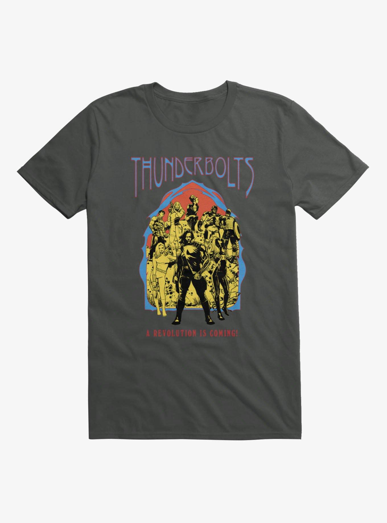 Marvel Retro Thunderbolts* Comic Revolution Is Coming T-Shirt Hot Topic Exclusive, , hi-res